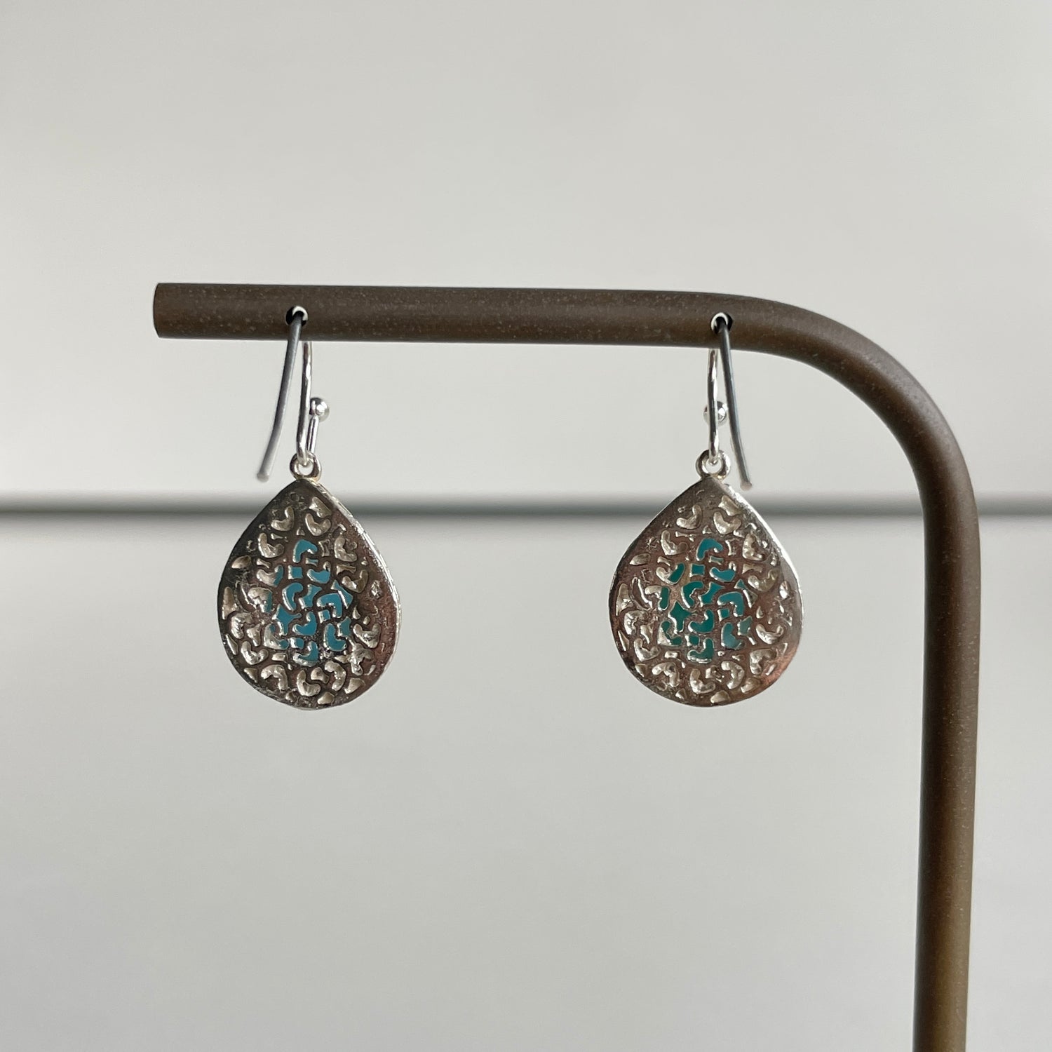 Larimar Teardrop Earrings