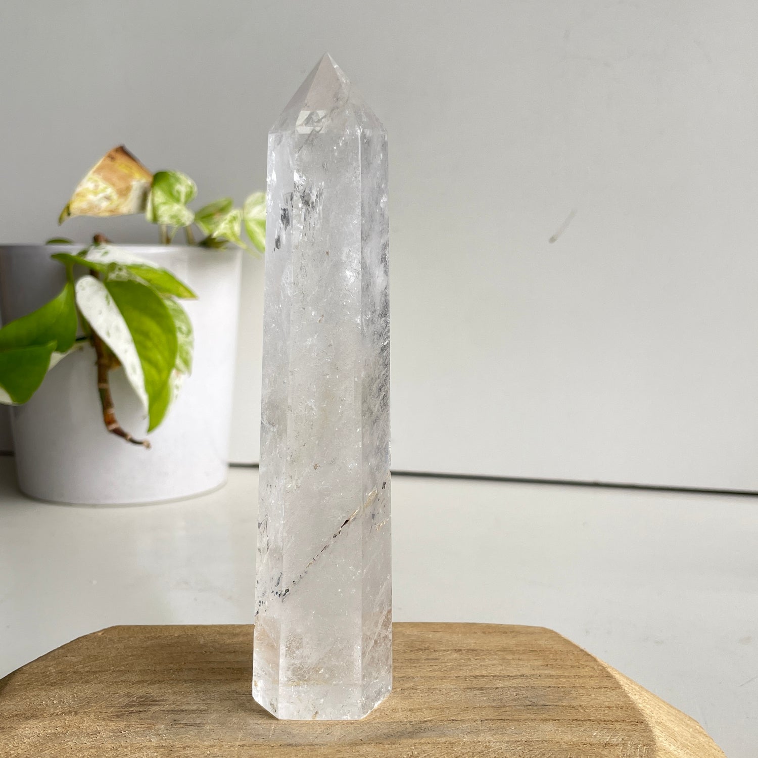 Clear Quartz Generator 15.2cm - High Quality