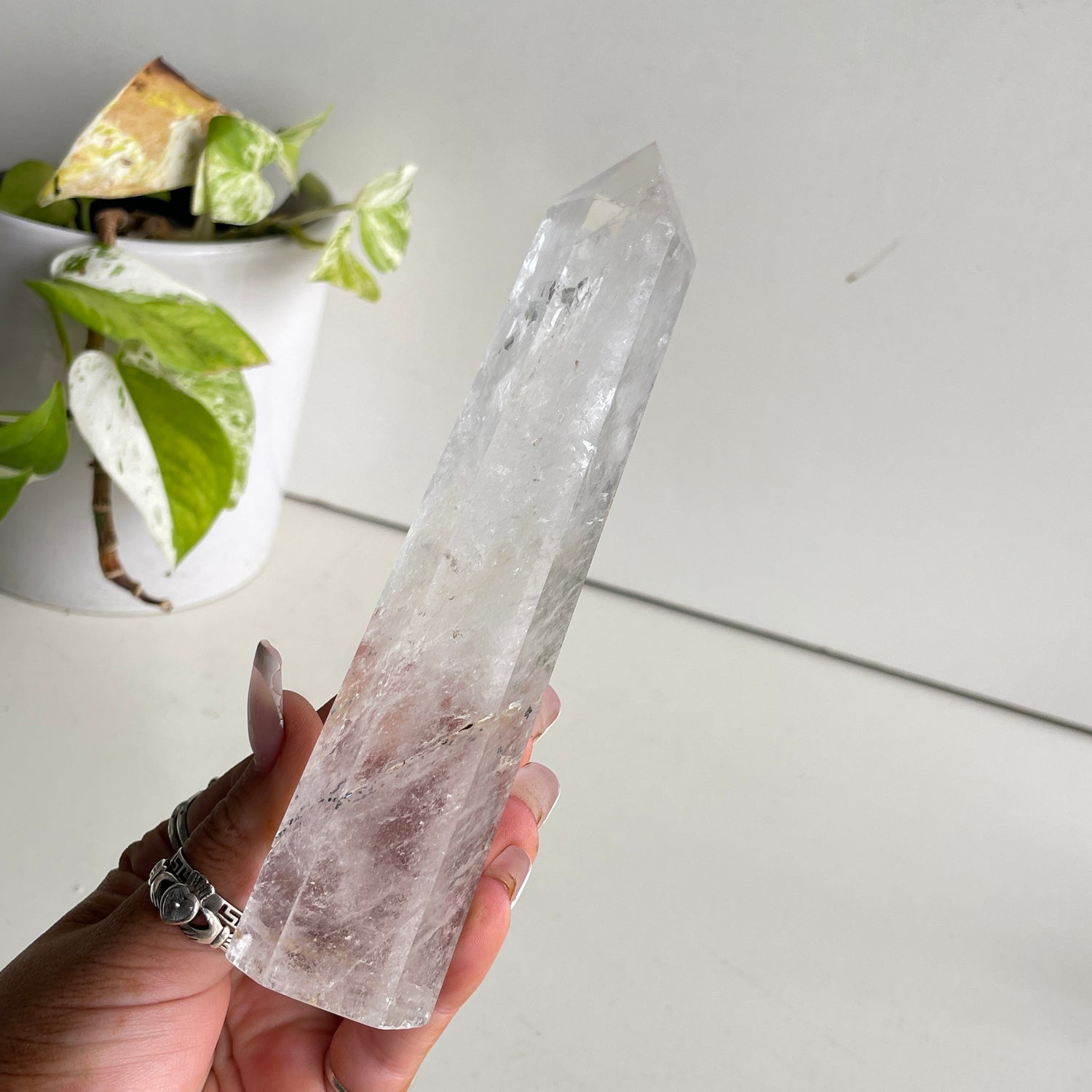 Clear Quartz Generator 15.2cm - High Quality