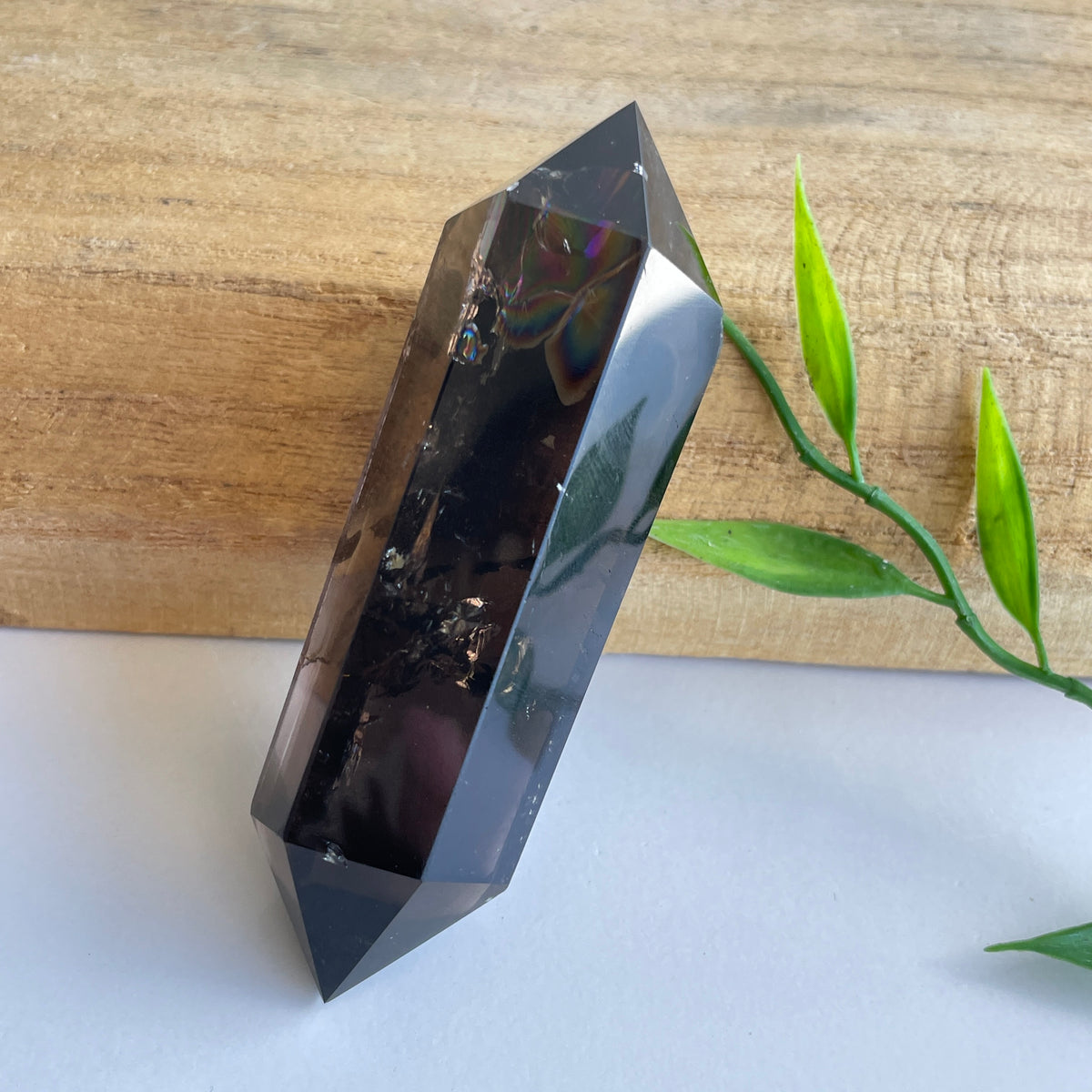 Smoky Quartz Double Terminator 8.3cm