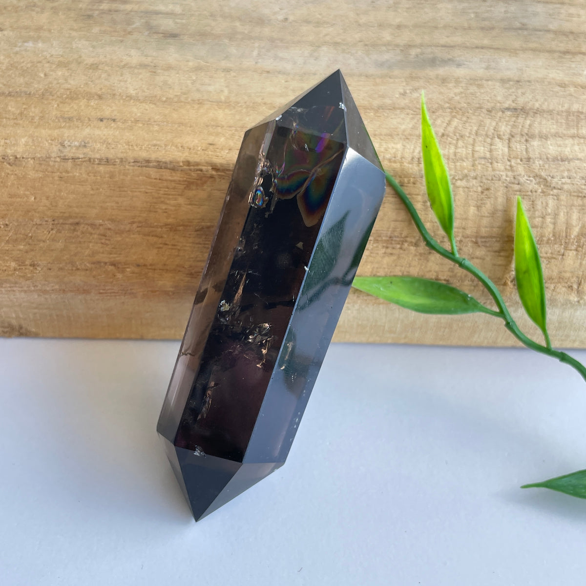 Smoky Quartz Double Terminator 8.3cm