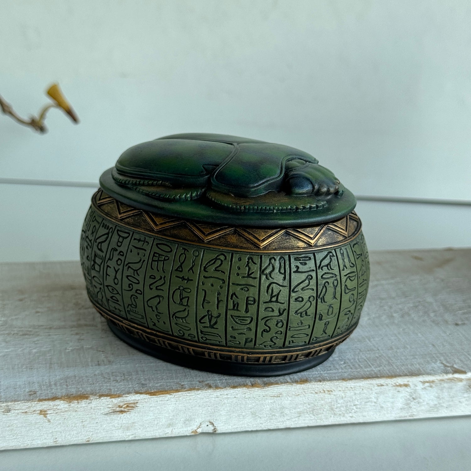 Scarab Trinket Box R-199