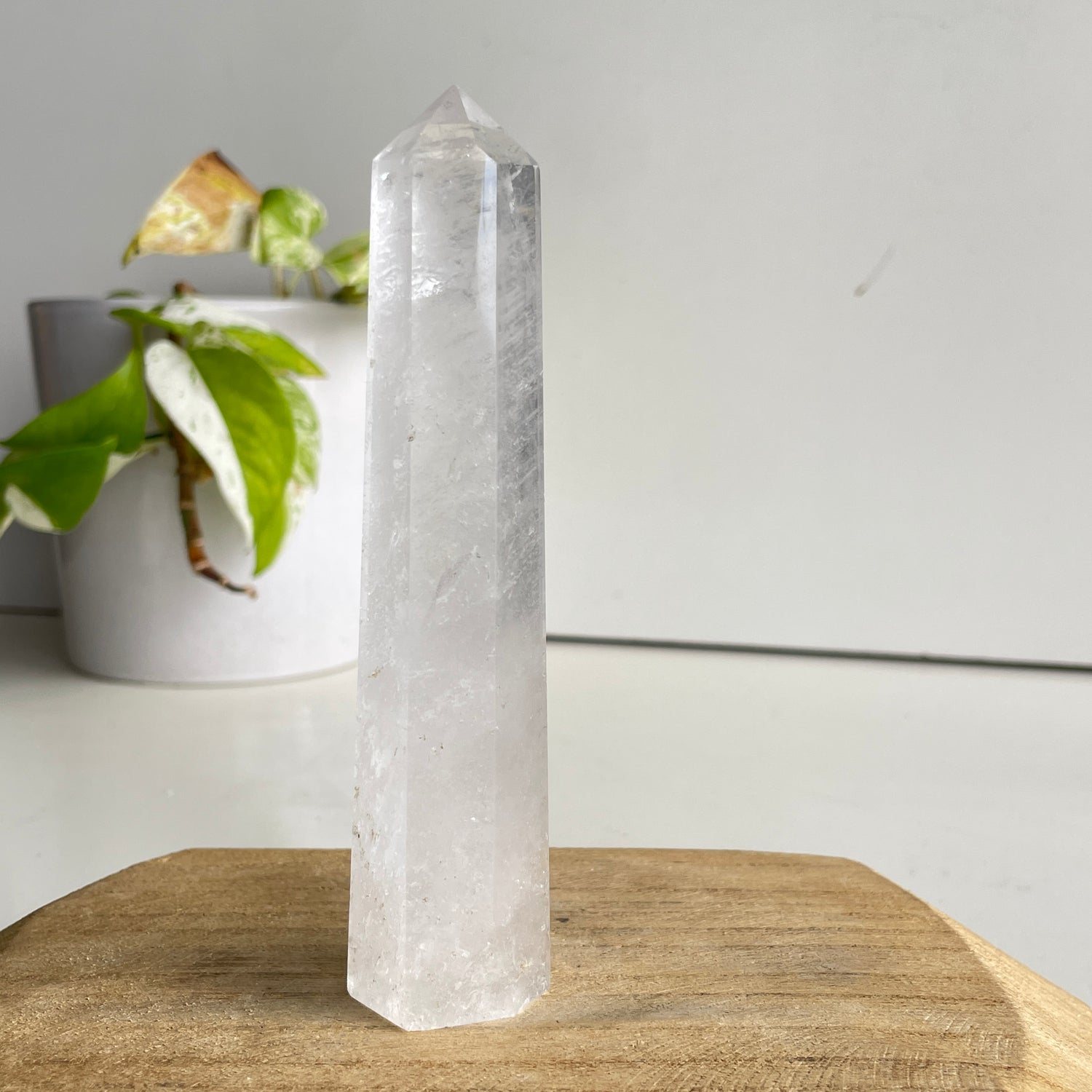Clear Quartz Generator 13cm - High Quality
