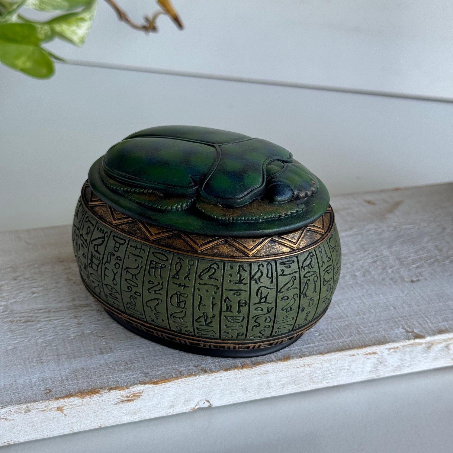 Scarab Trinket Box R-199