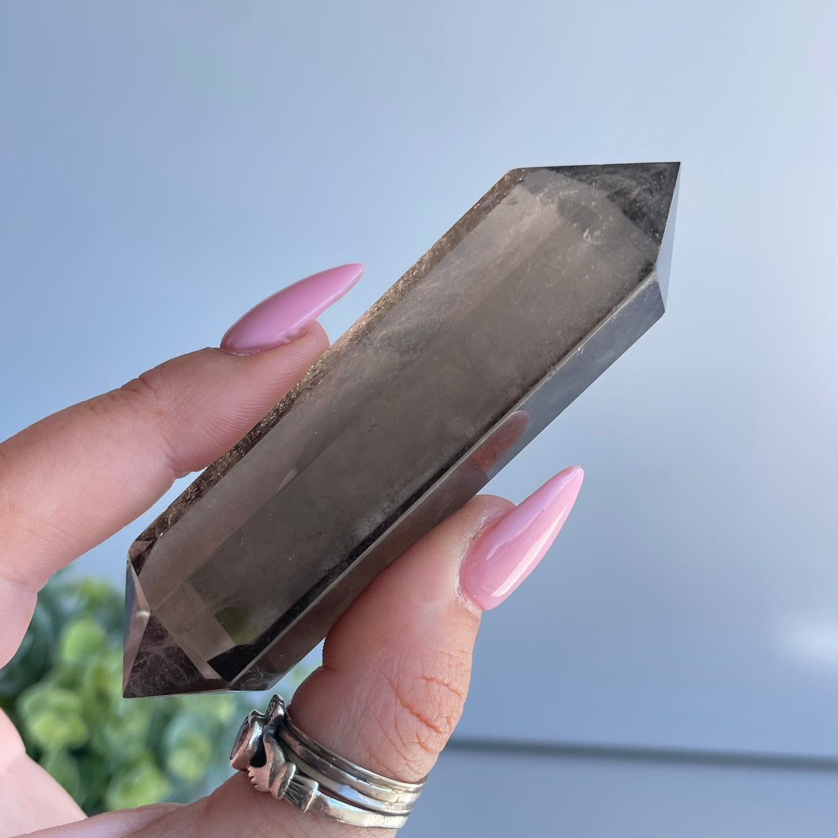 Smoky Quartz Double Terminator 9cm