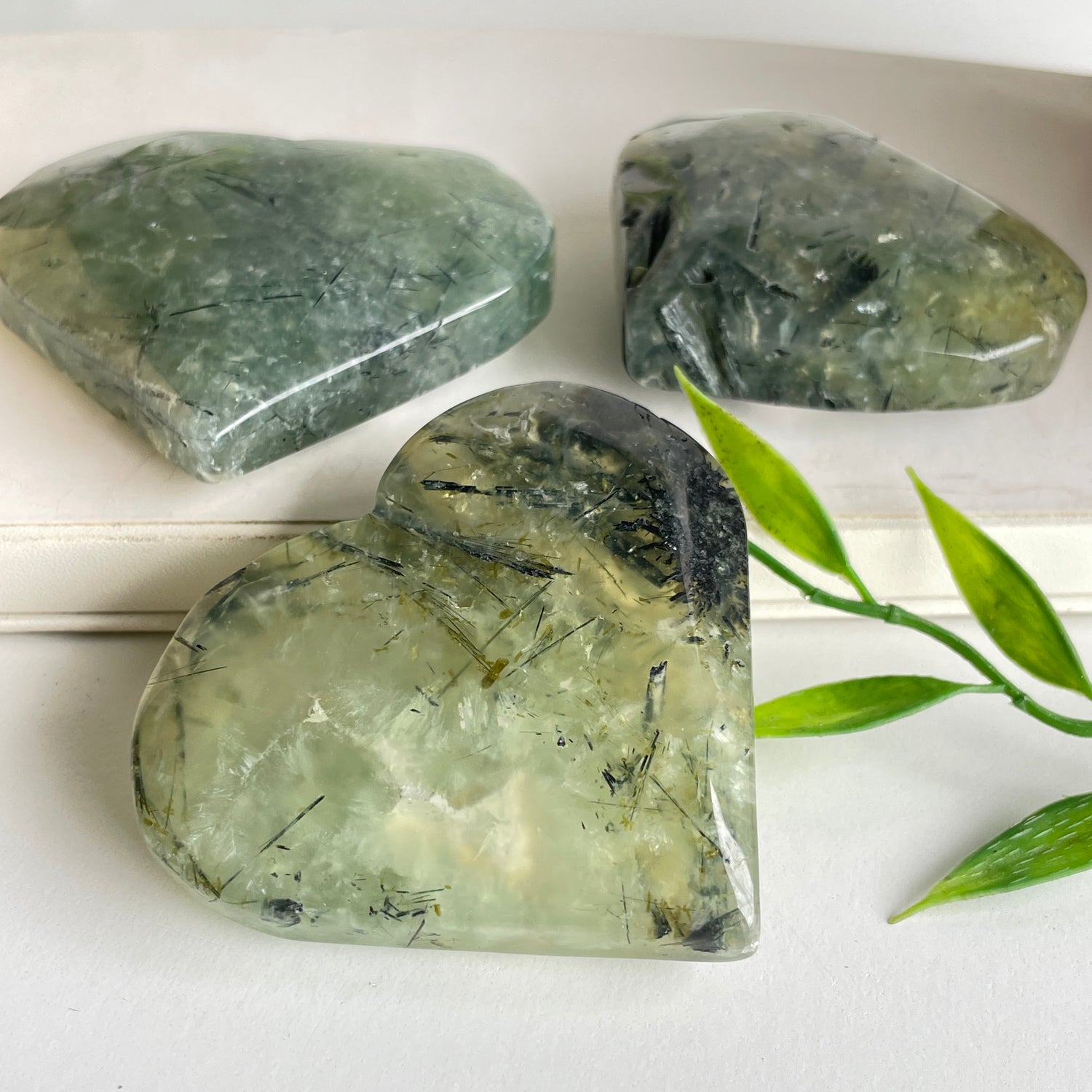 Prehnite Heart Medium
