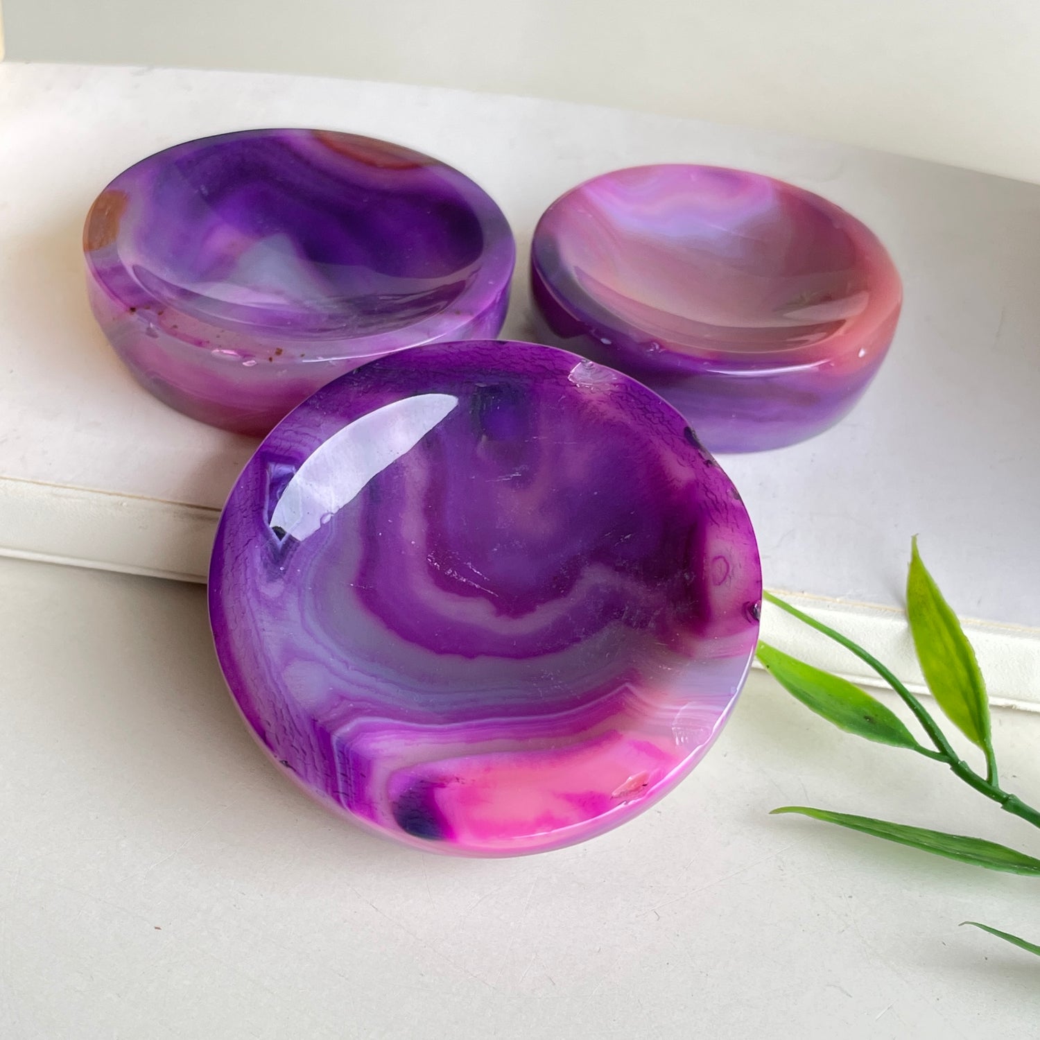 Purple Agate Bowl
