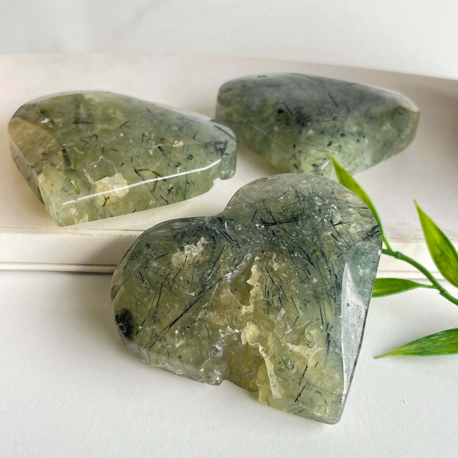 Prehnite Heart Large