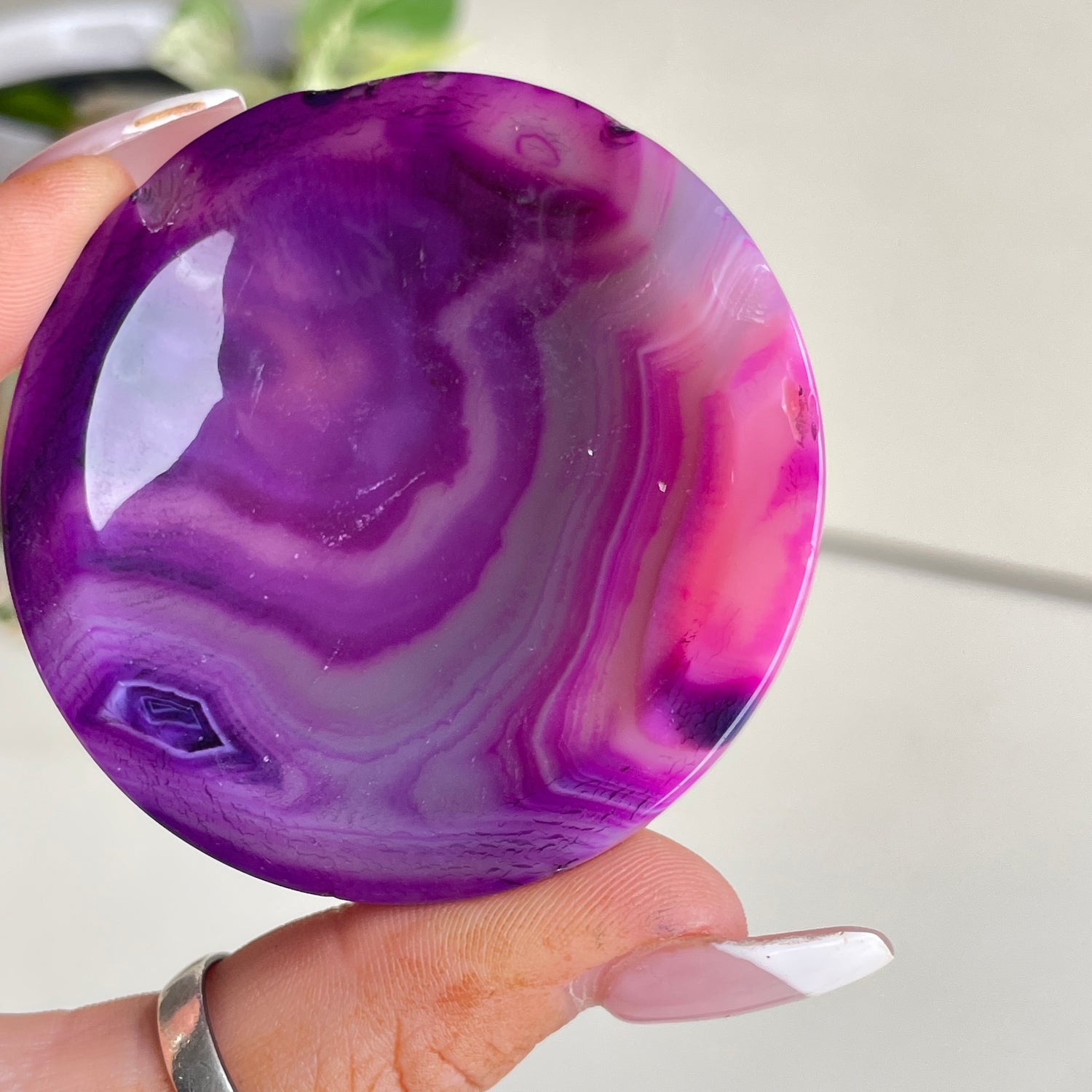 Purple Agate Bowl
