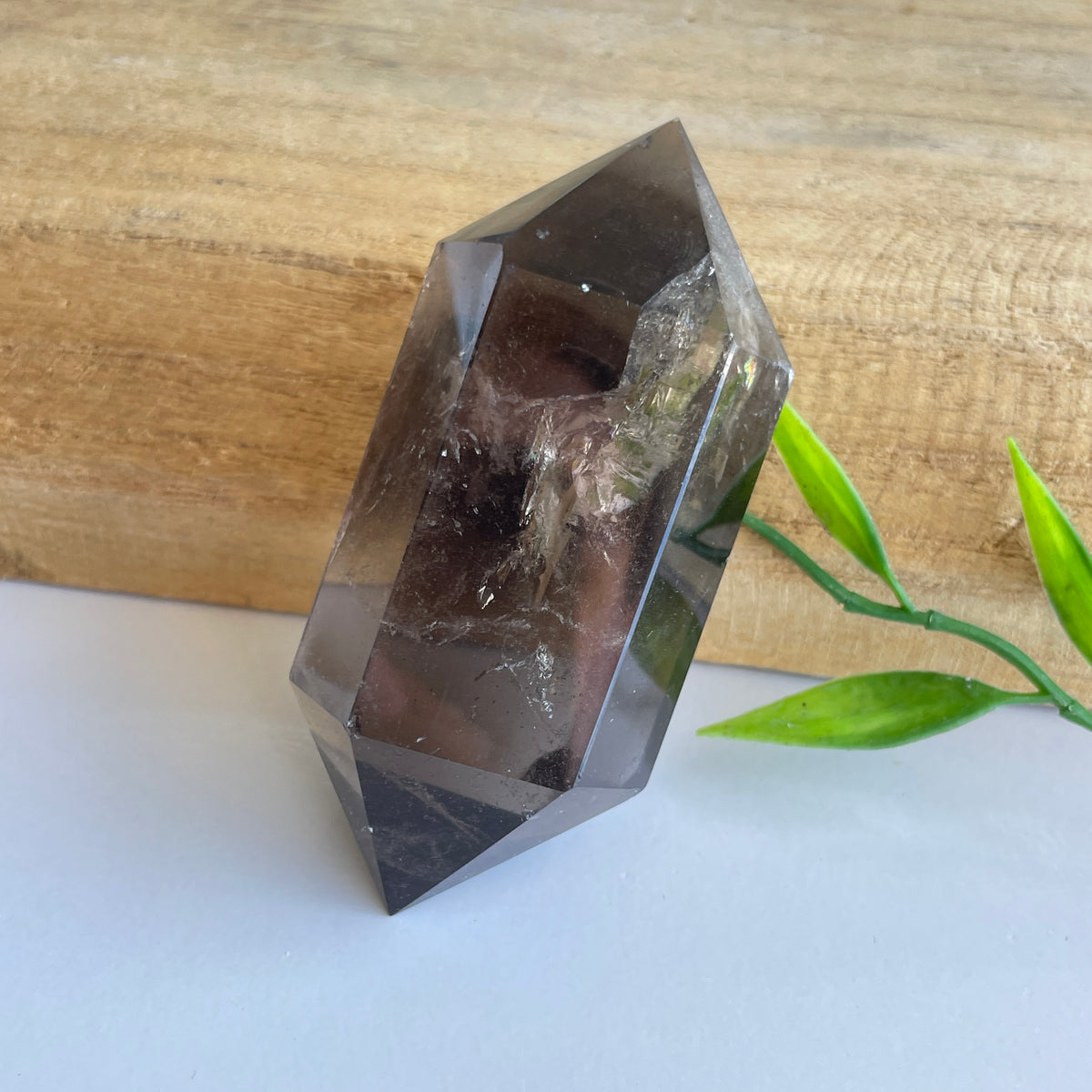 Smoky Quartz Double Terminator 7.4cm