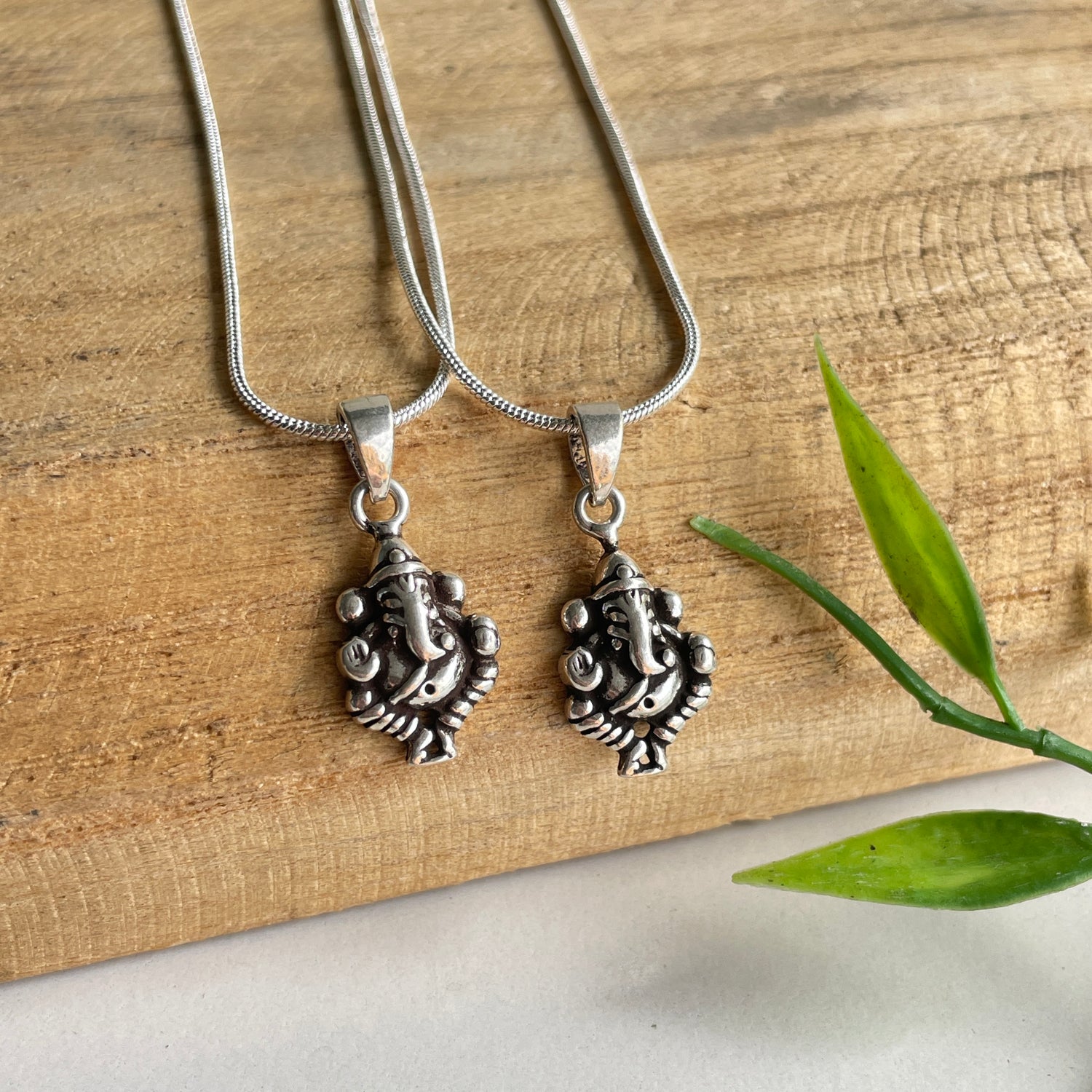 Silver Ganesha Pendant