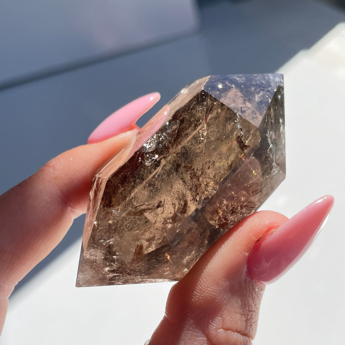 Smoky Quartz Double Terminator 6cm