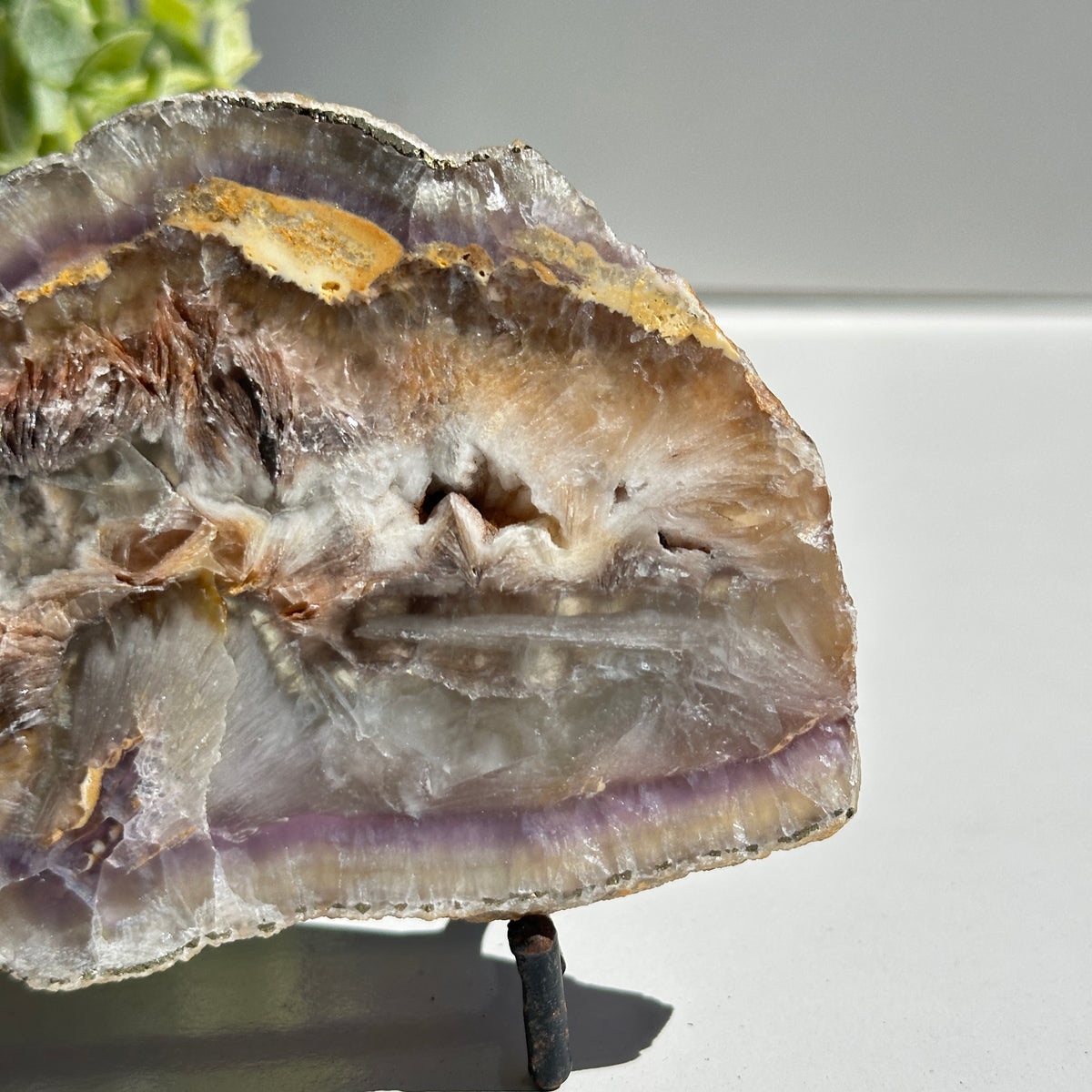 Fluorite With Pyrite Slice 280g