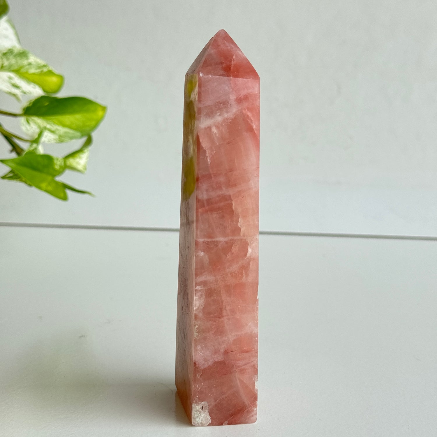 Rose Calcite Obelisk 14.6cm