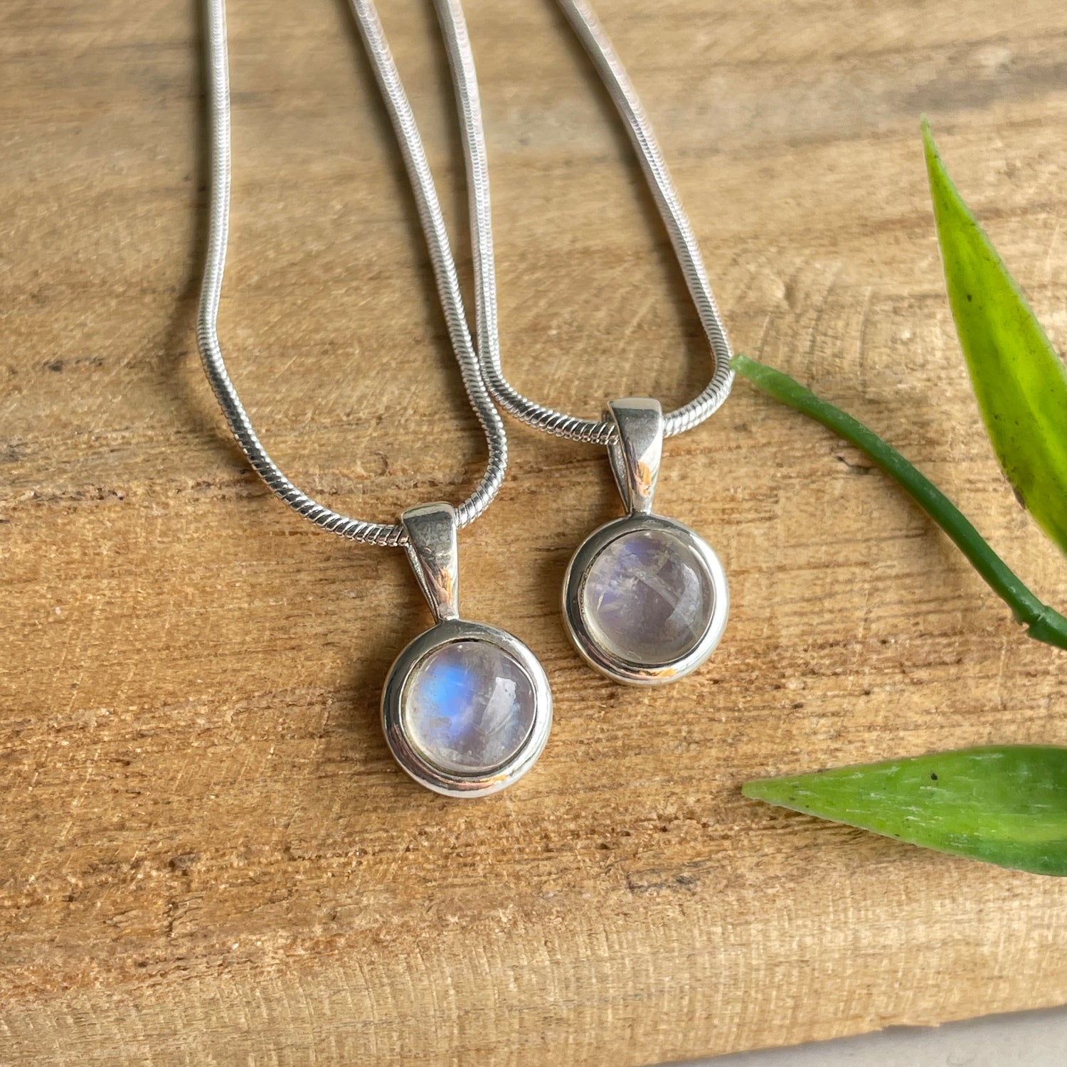 Moonstone Round Pendant
