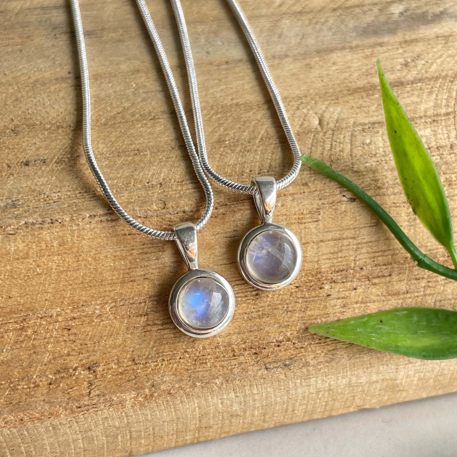Moonstone Round Pendant
