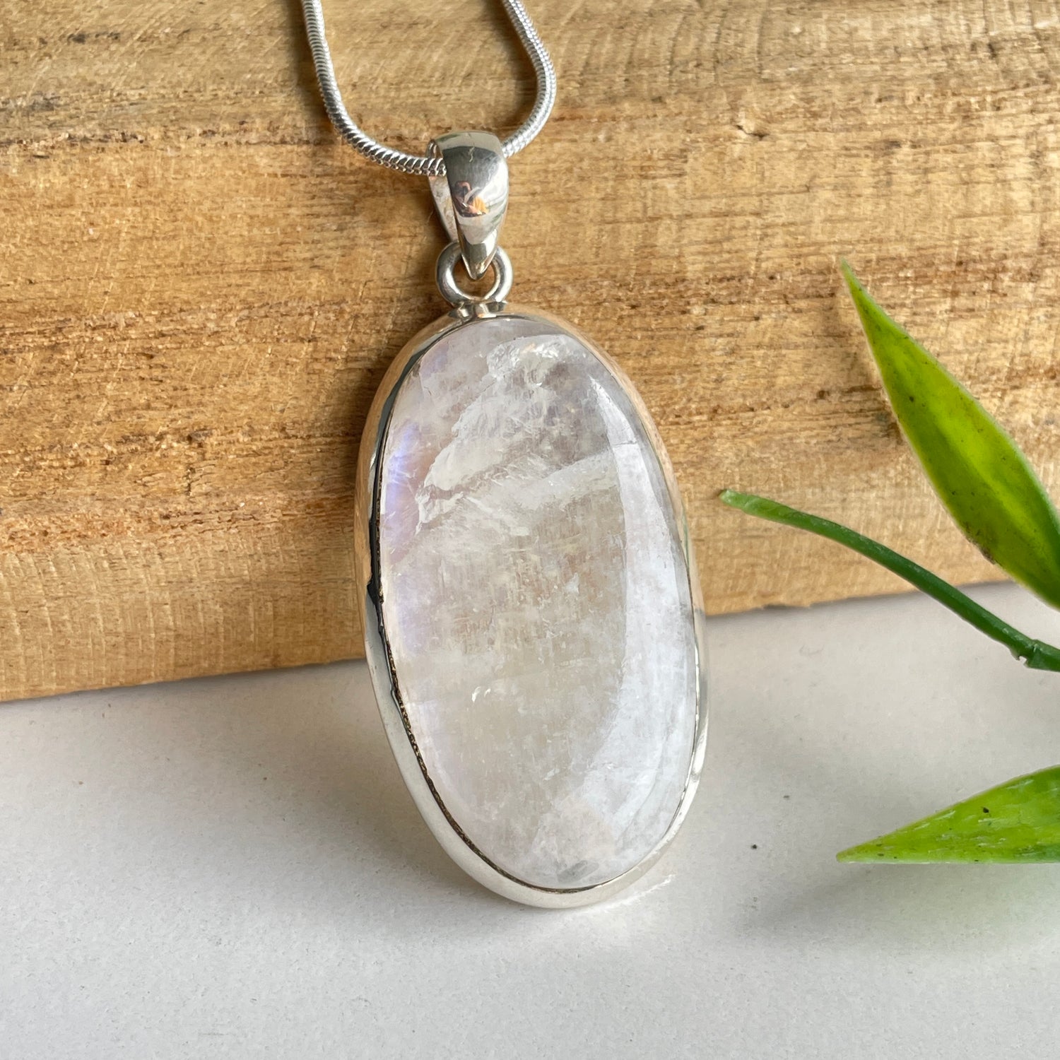 Moonstone Oval Pendant