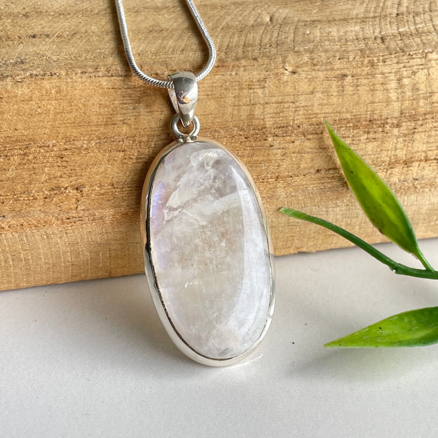 Moonstone Oval Pendant