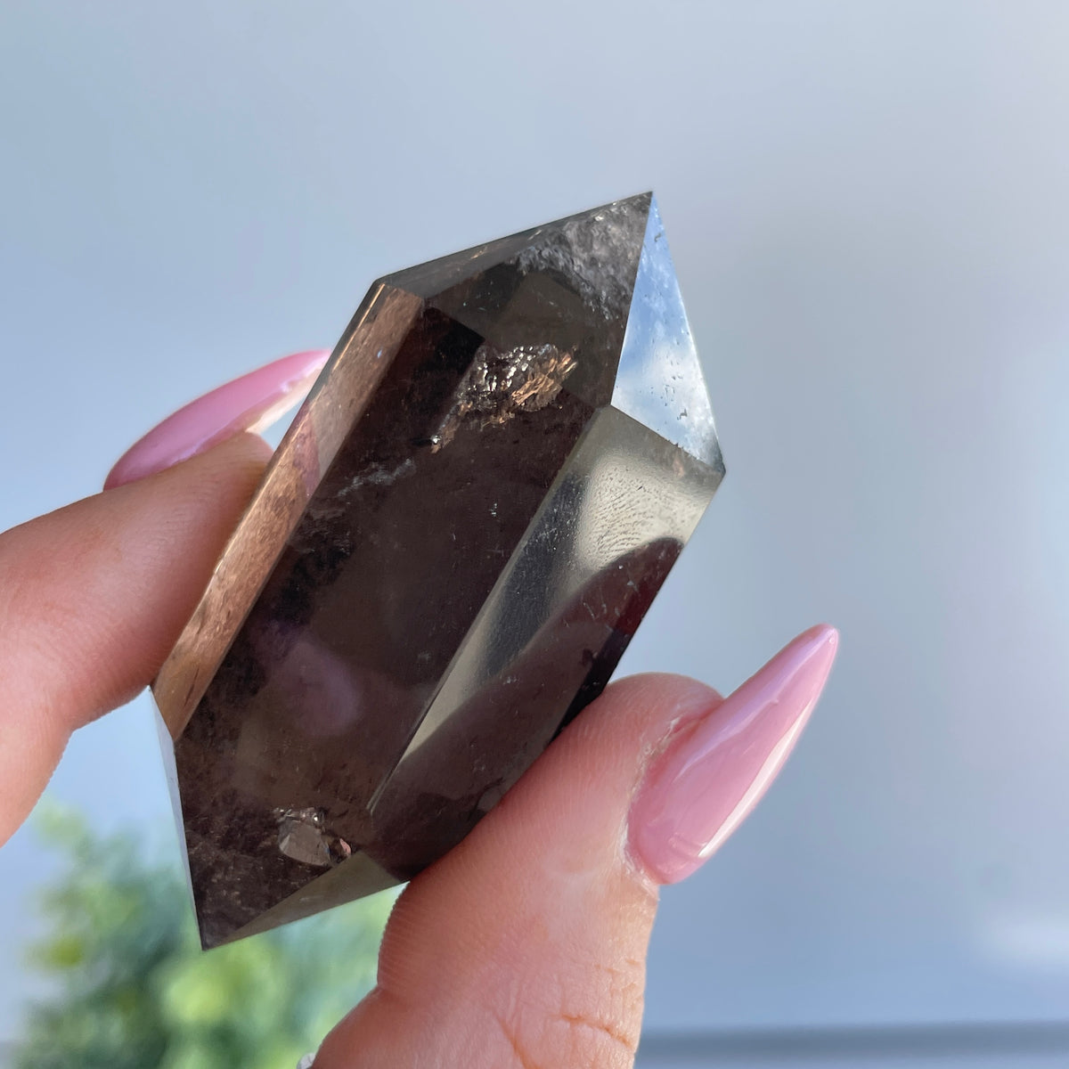 Smoky Quartz Double Terminator 5.7cm