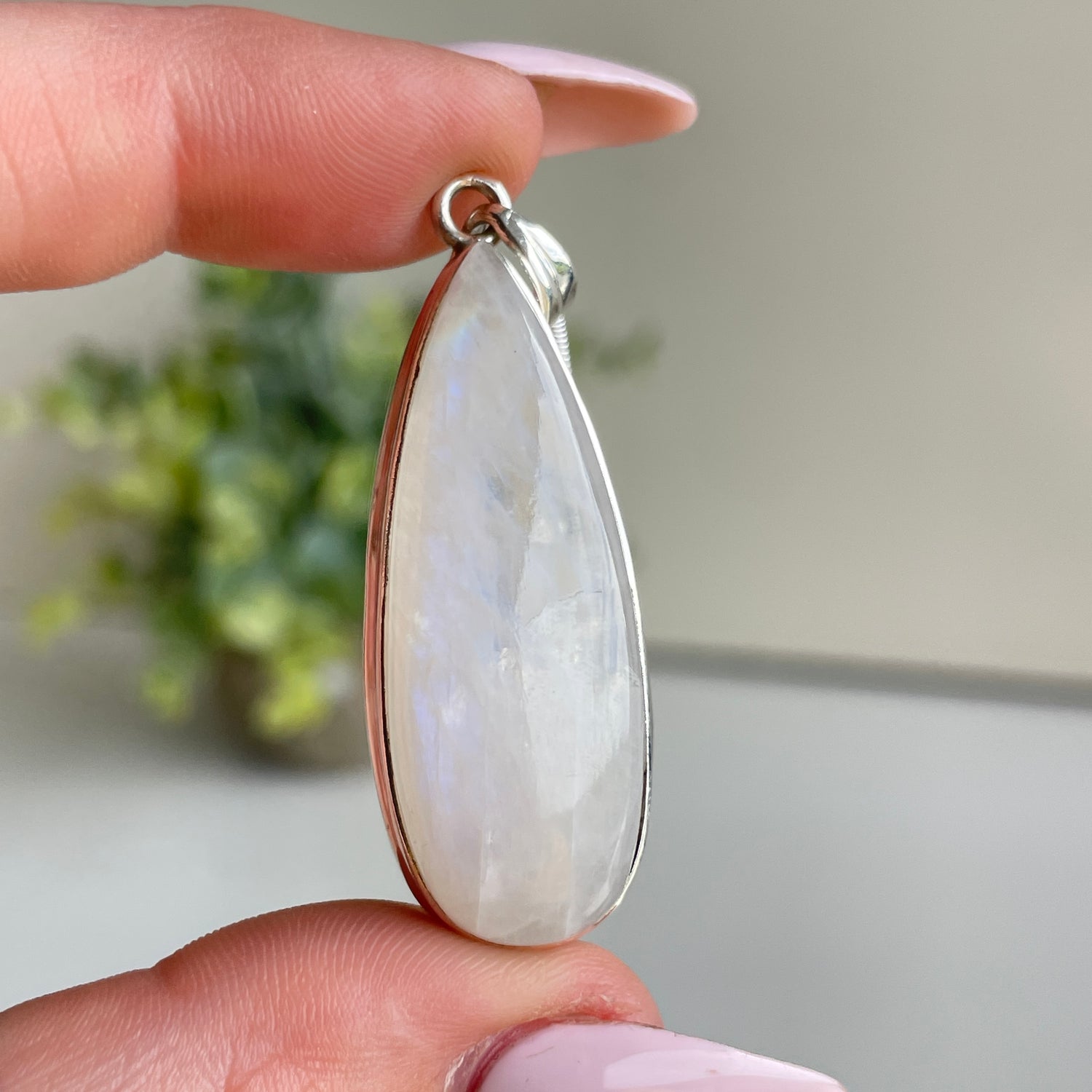 Moonstone Teardrop Pendant