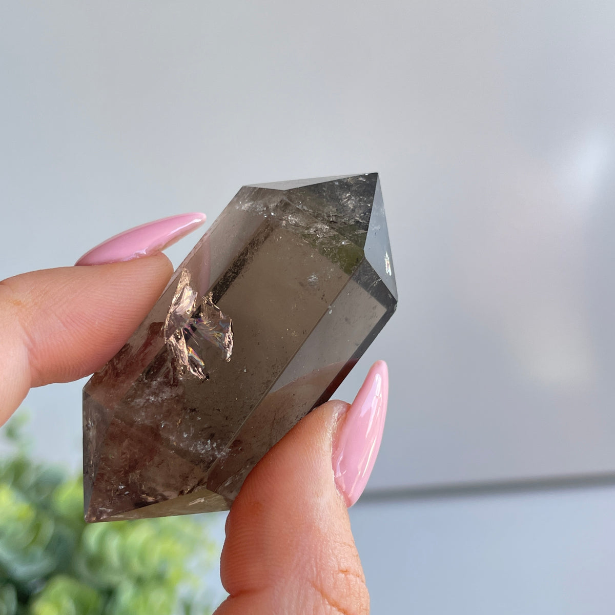 Smoky Quartz Double Terminator 5.7cm