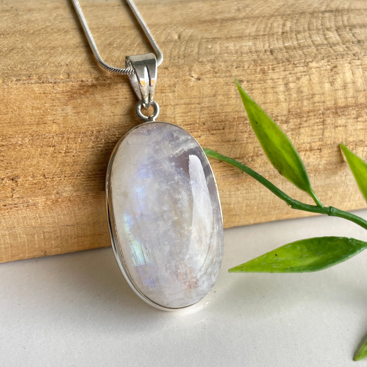 Moonstone Oval Pendant