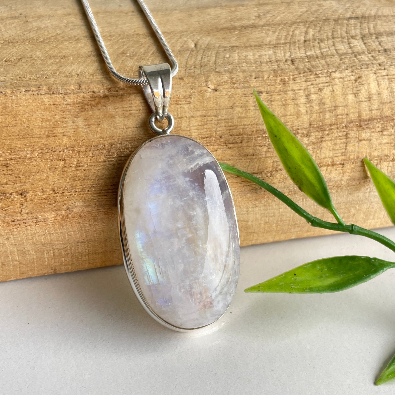 Moonstone Oval Pendant