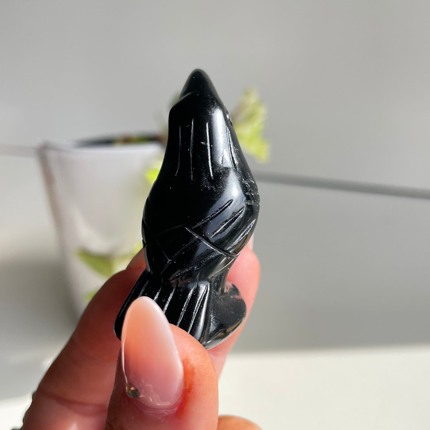 Black Obsidian Crow Sml