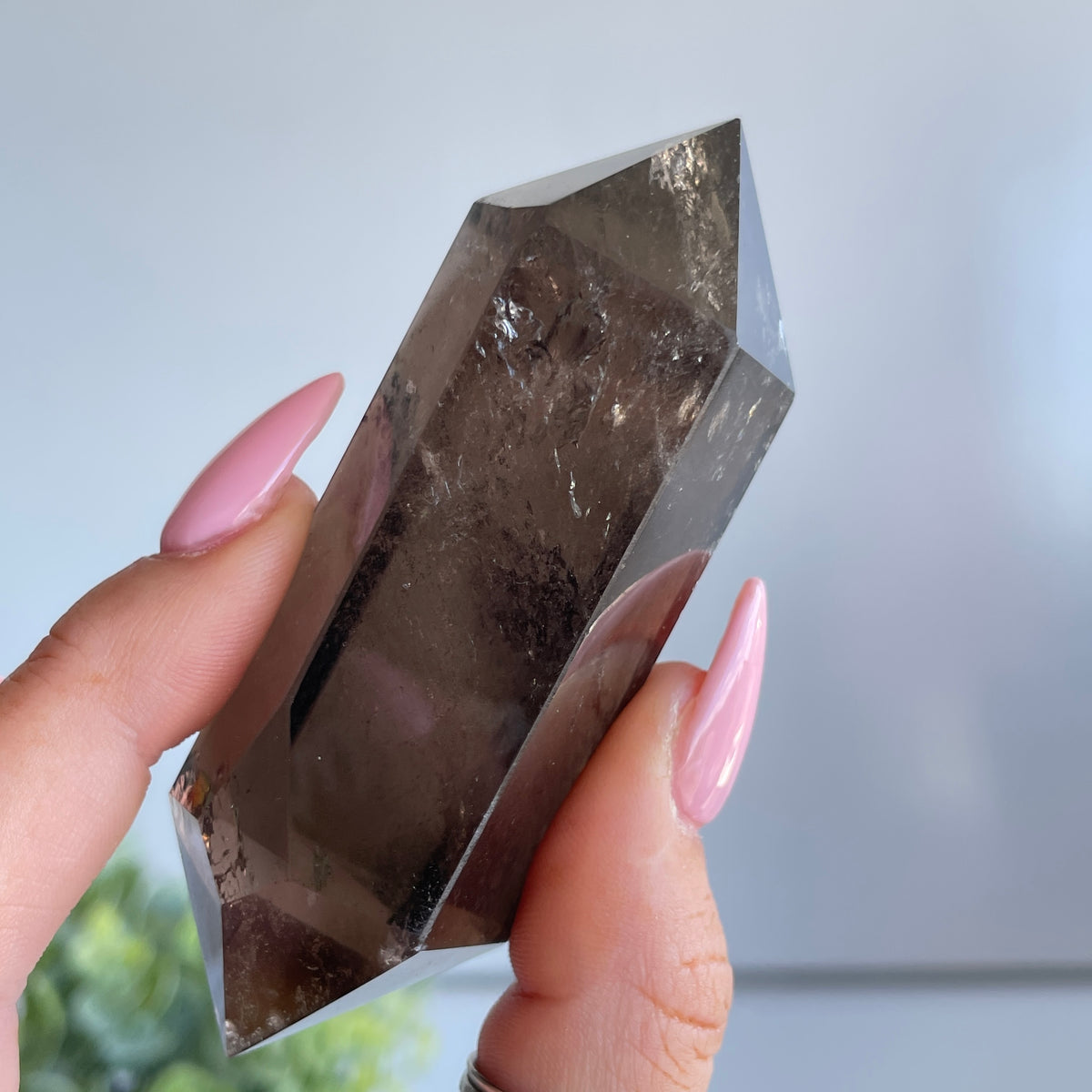 Smoky Quartz Double Terminator 8.3cm