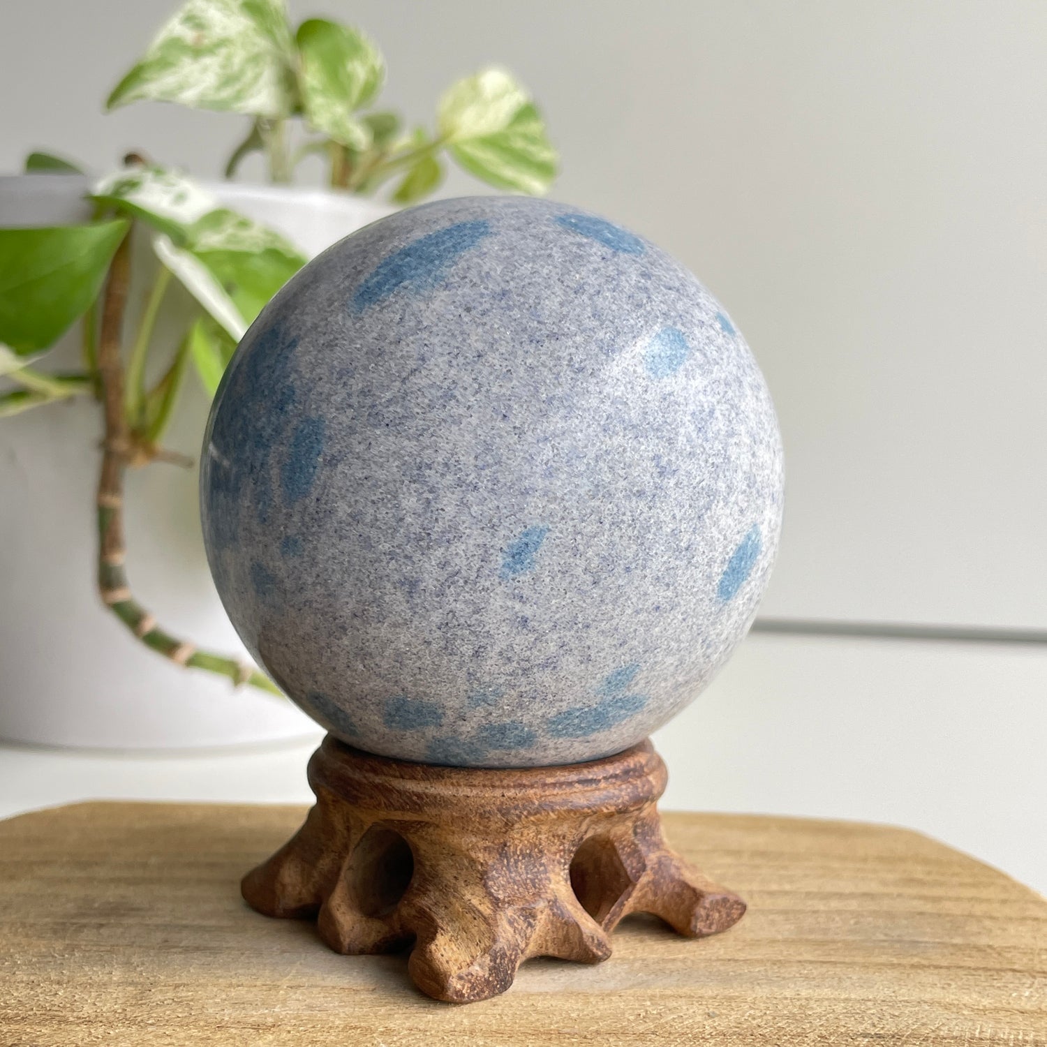 Apatite In Granite Sphere 7cm