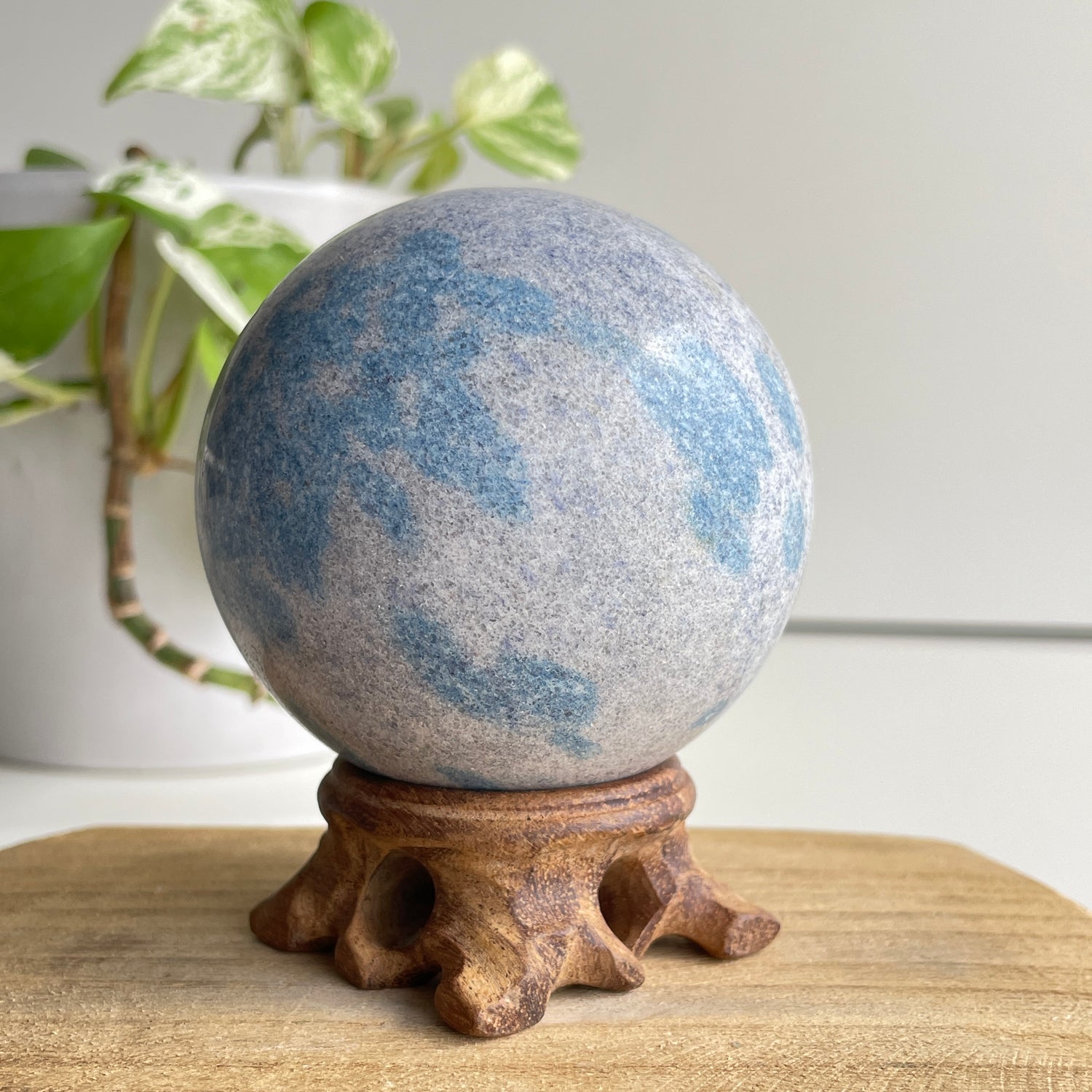 Apatite In Granite Sphere 7cm