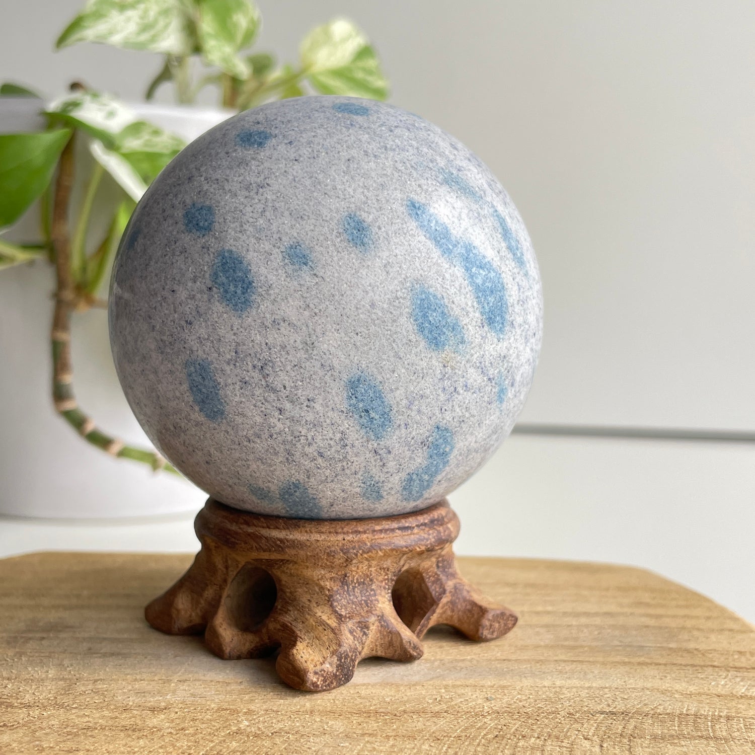 Apatite In Granite Sphere 7cm