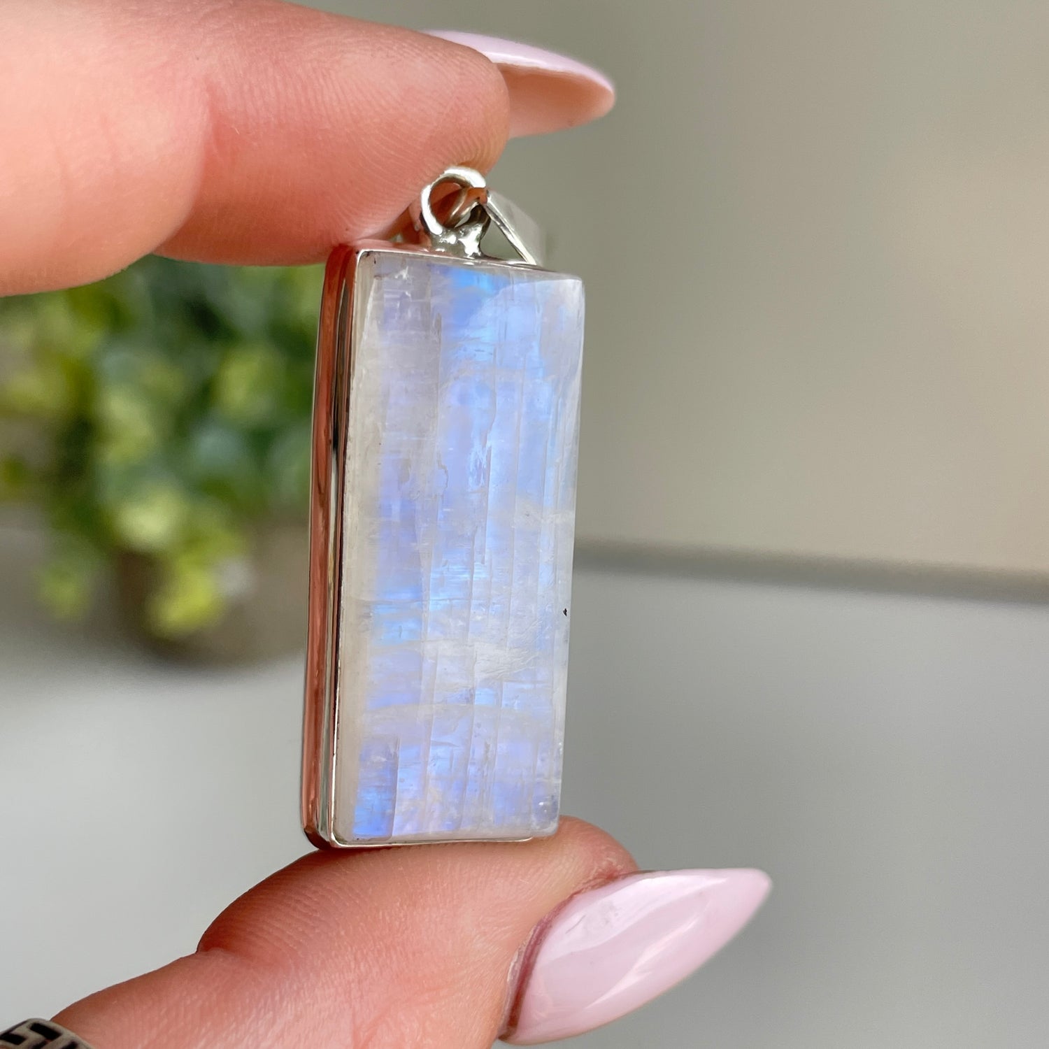 Moonstone Rectangle Pendant