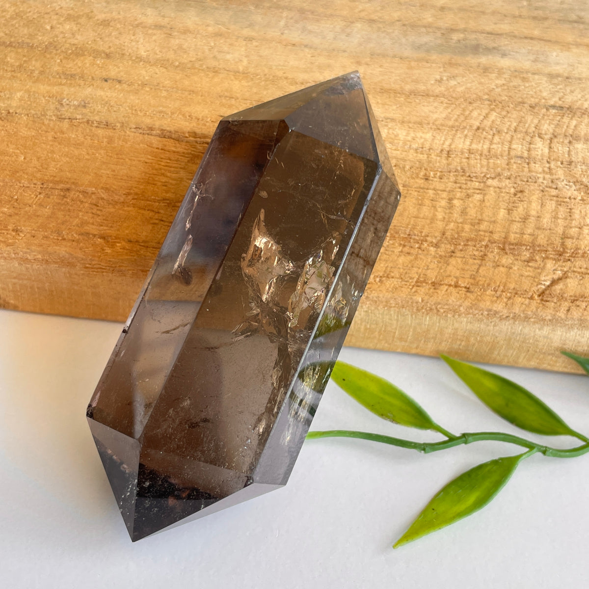 Smoky Quartz Double Terminator 8.2cm