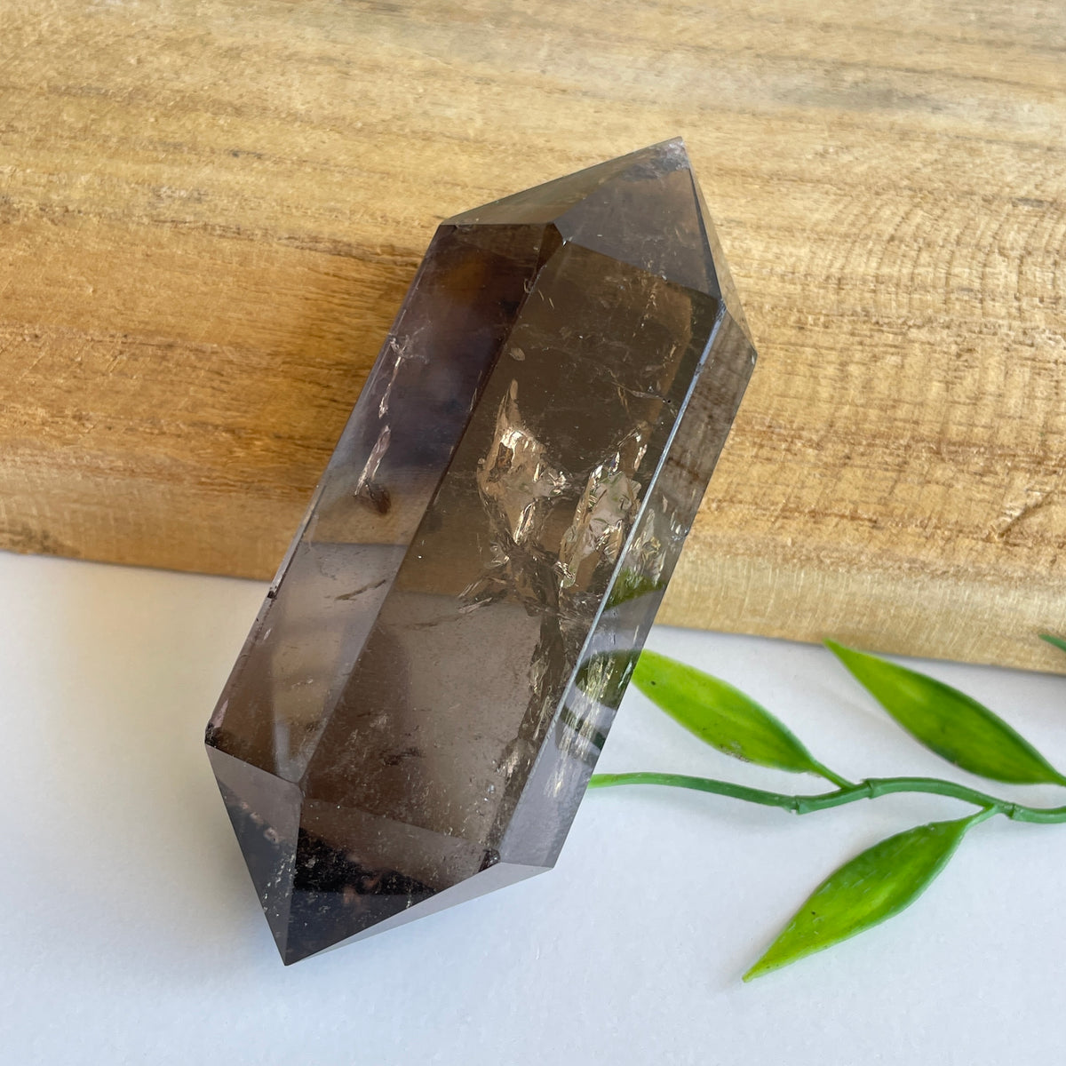 Smoky Quartz Double Terminator 8.2cm