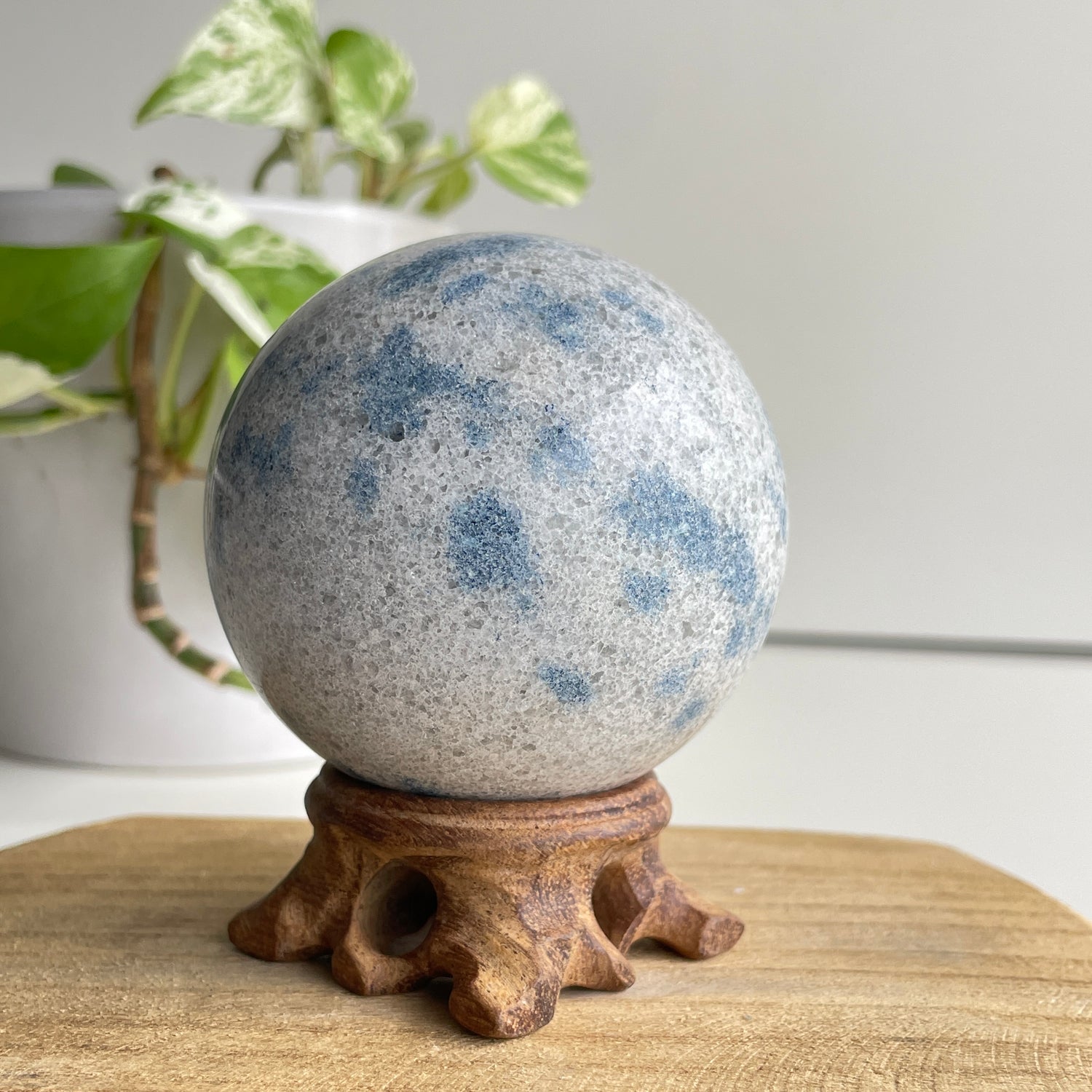 Apatite In Granite Sphere 6.9cm