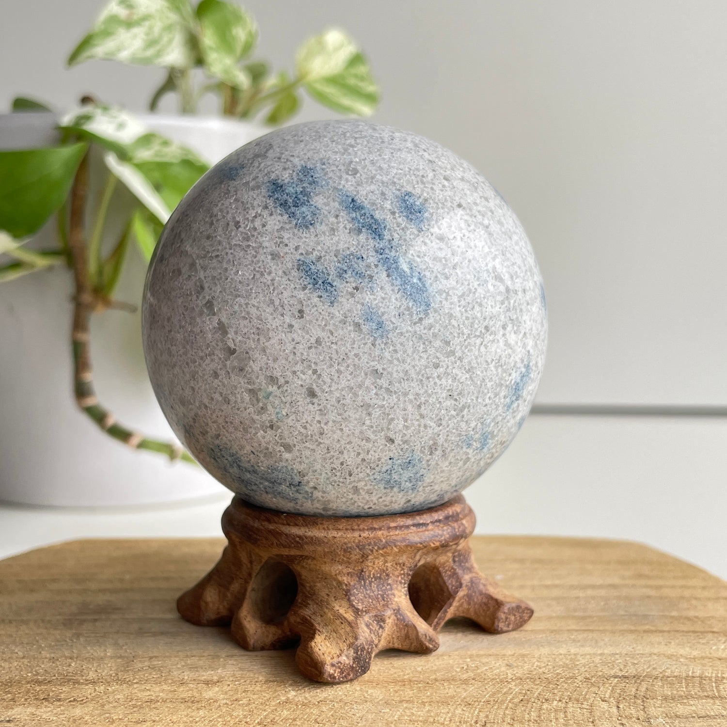 Apatite In Granite Sphere 6.9cm