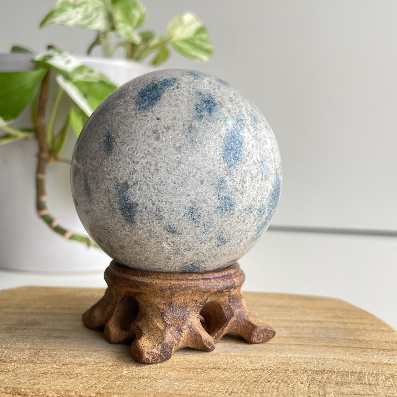Apatite In Granite Sphere 6.4cm