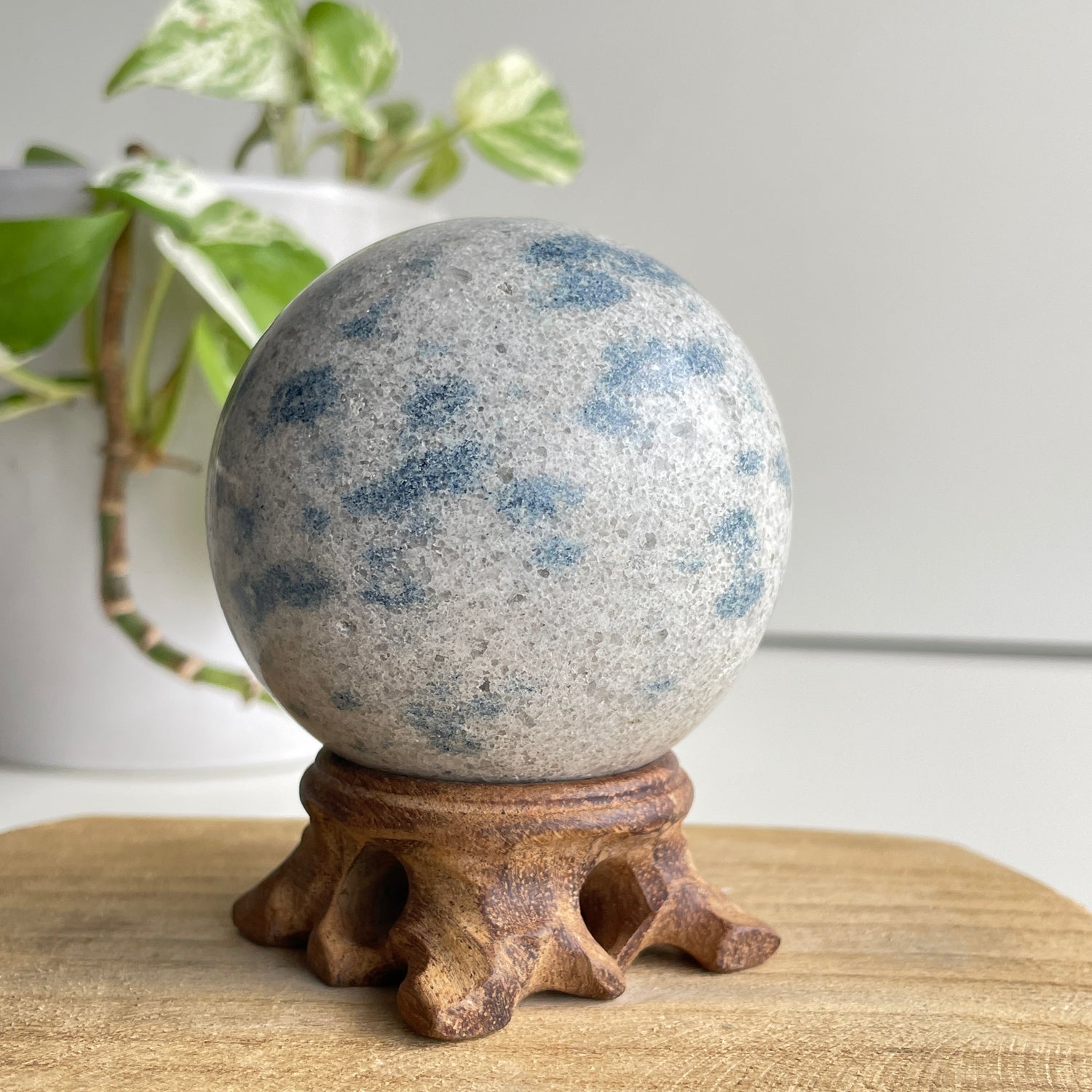 Apatite In Granite Sphere 6.4cm