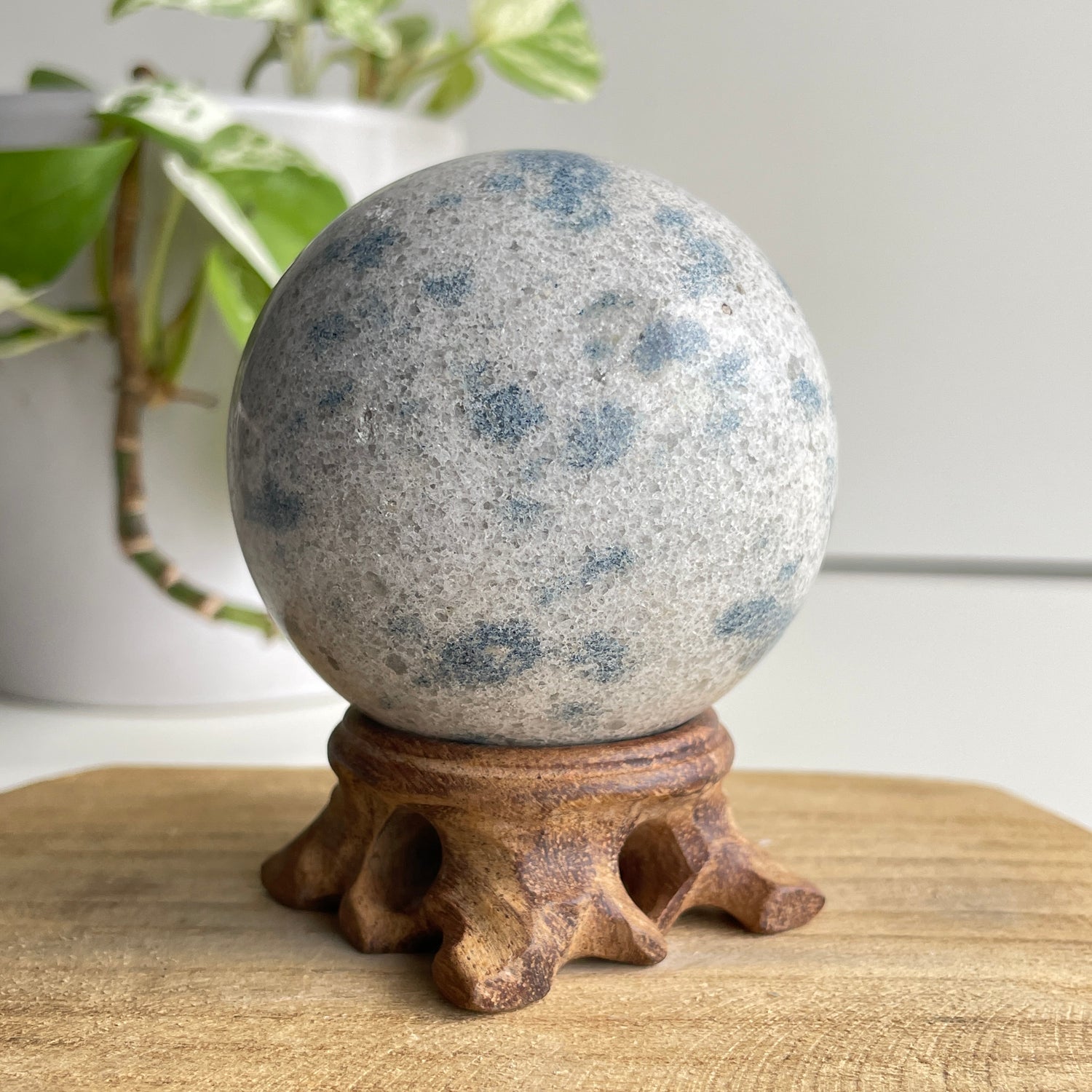 Apatite In Granite Sphere 6.4cm