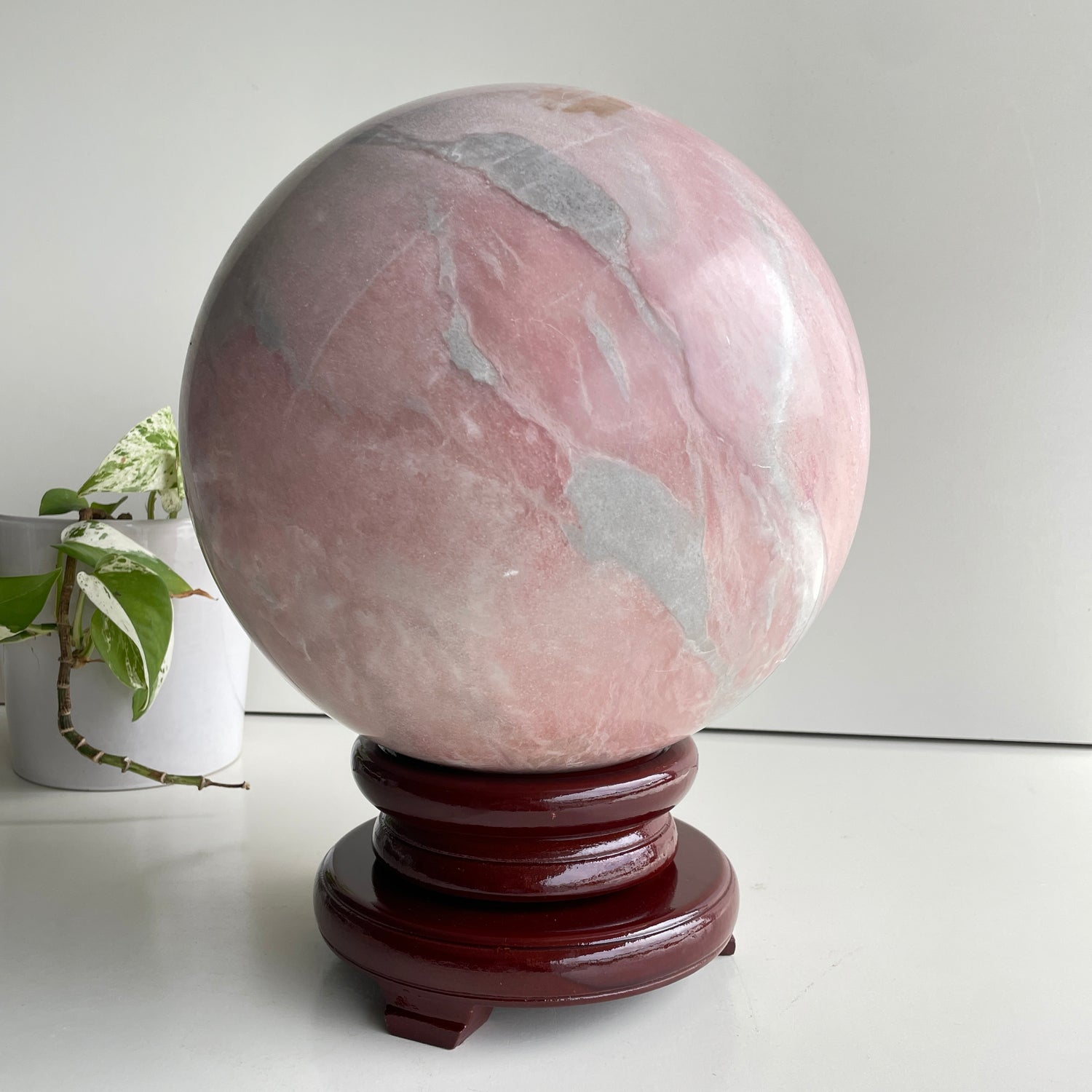 Pink Opal Sphere 24cm