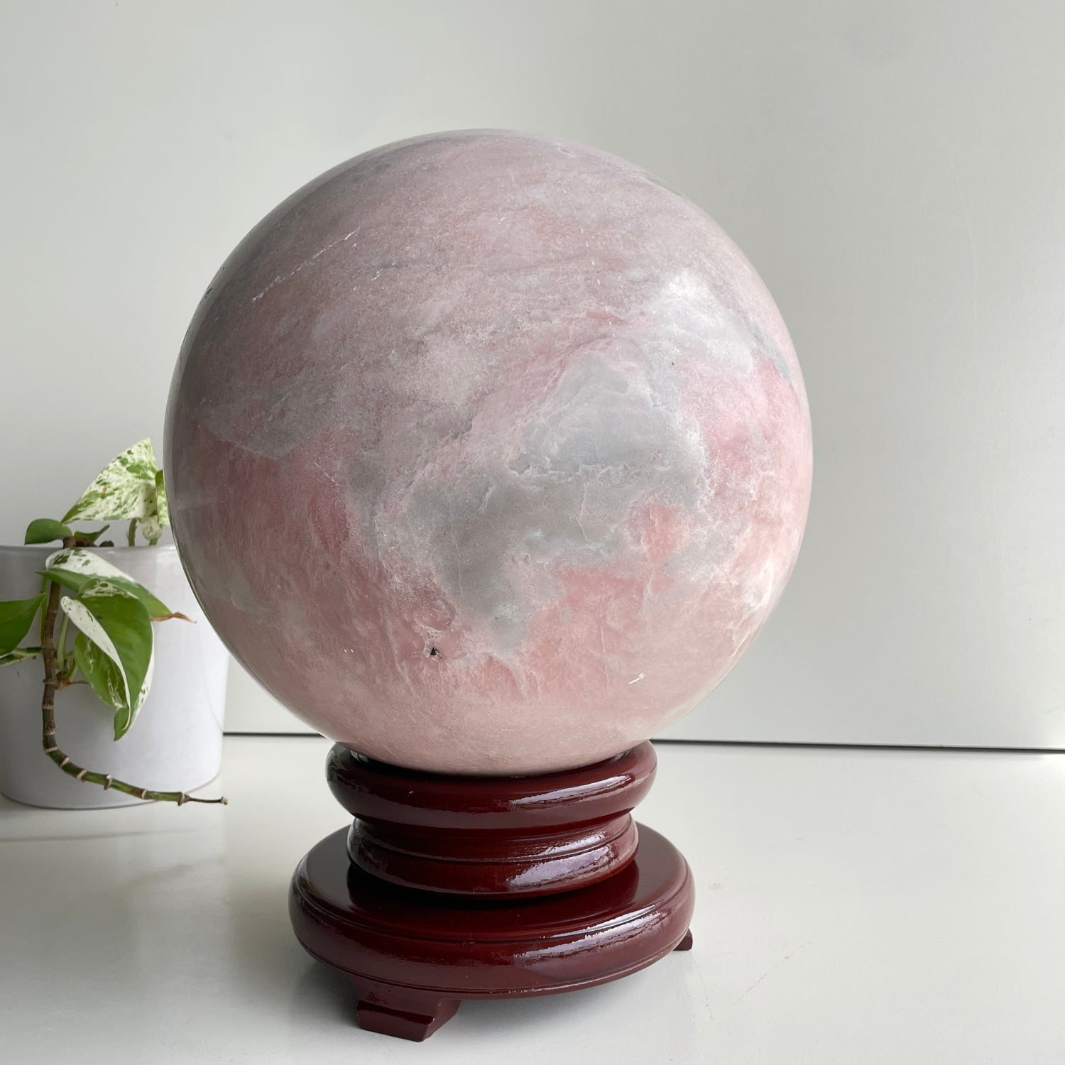 Pink Opal Sphere 24cm