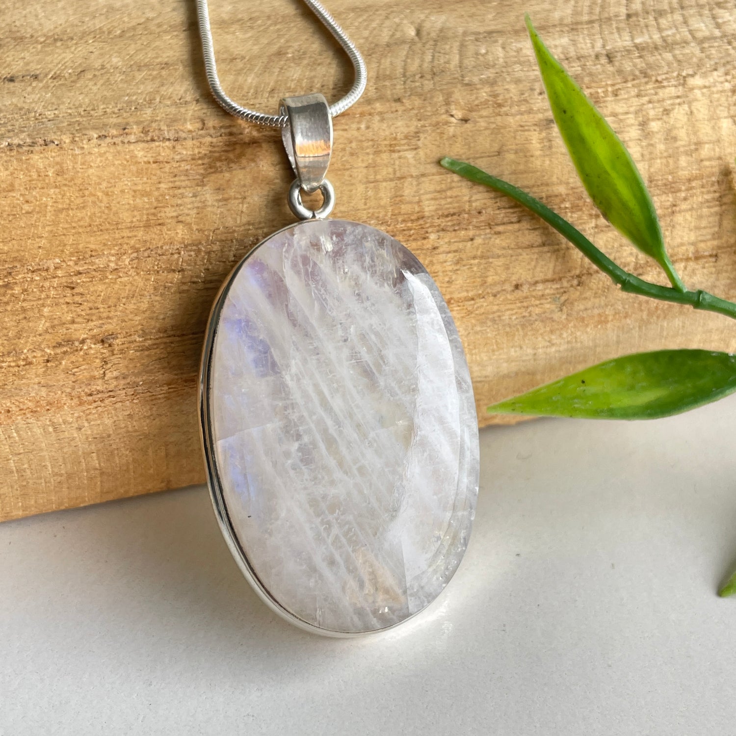 Moonstone Oval Pendant