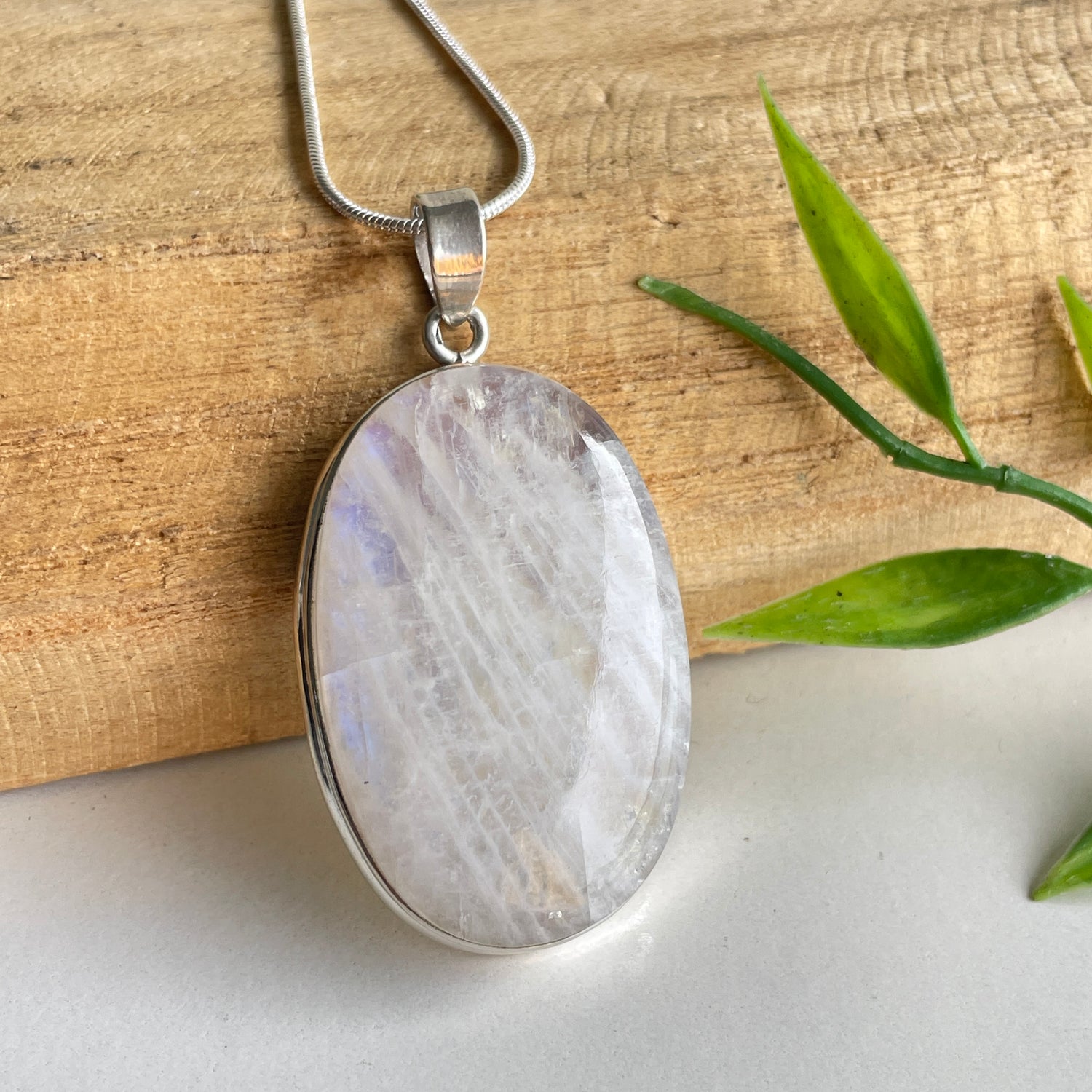 Moonstone Oval Pendant