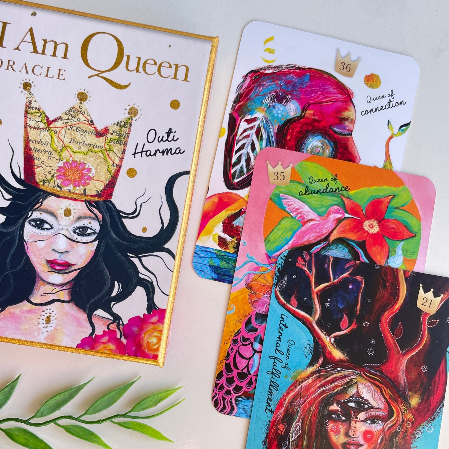 I Am Queen Oracle Cards Outi Harma