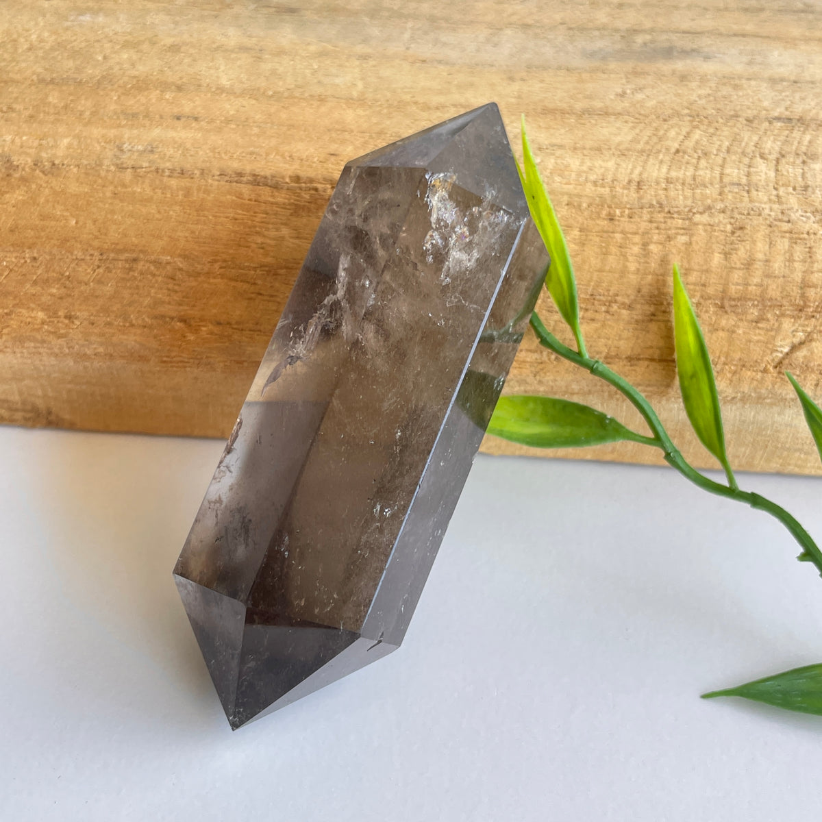 Smoky Quartz Double Terminator 7.9cm