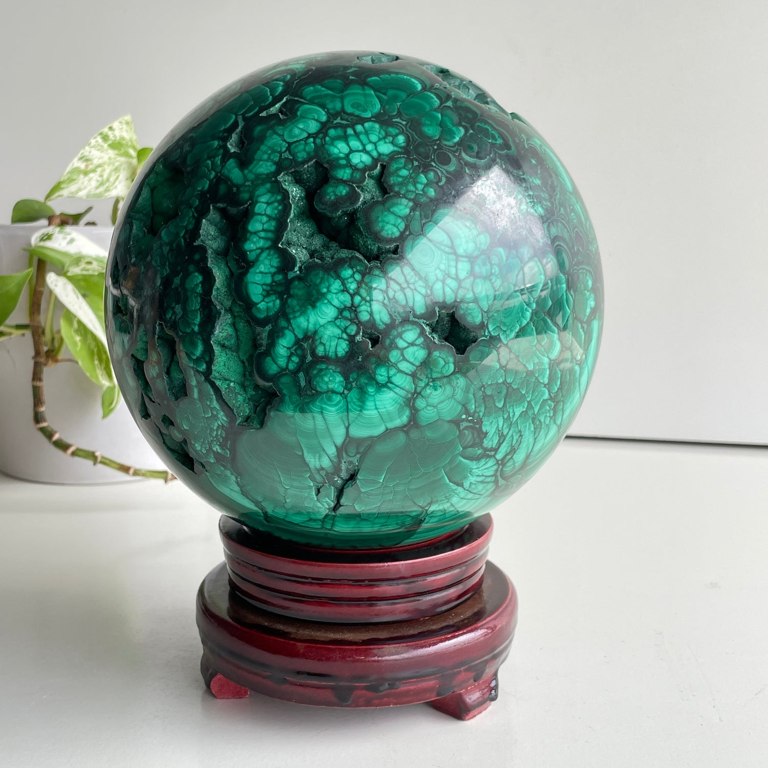 Malachite Sphere 16.5cm
