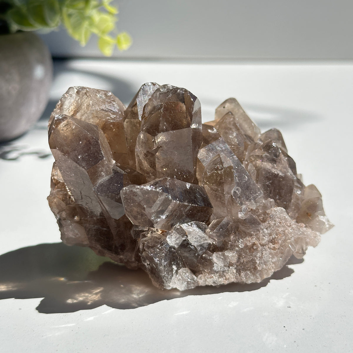 Smoky Quartz With Rutile Cluster 340g