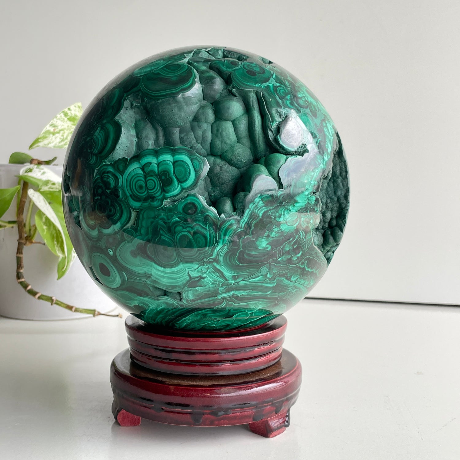 Malachite Sphere 16.5cm
