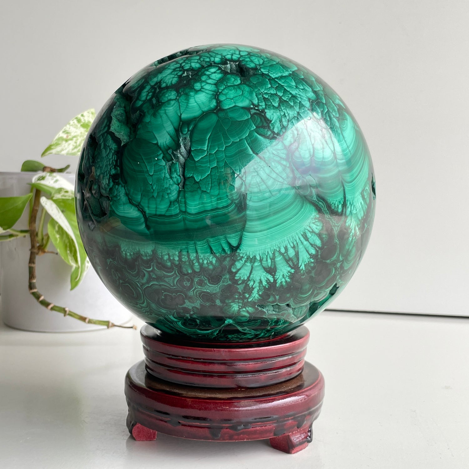 Malachite Sphere 16.5cm